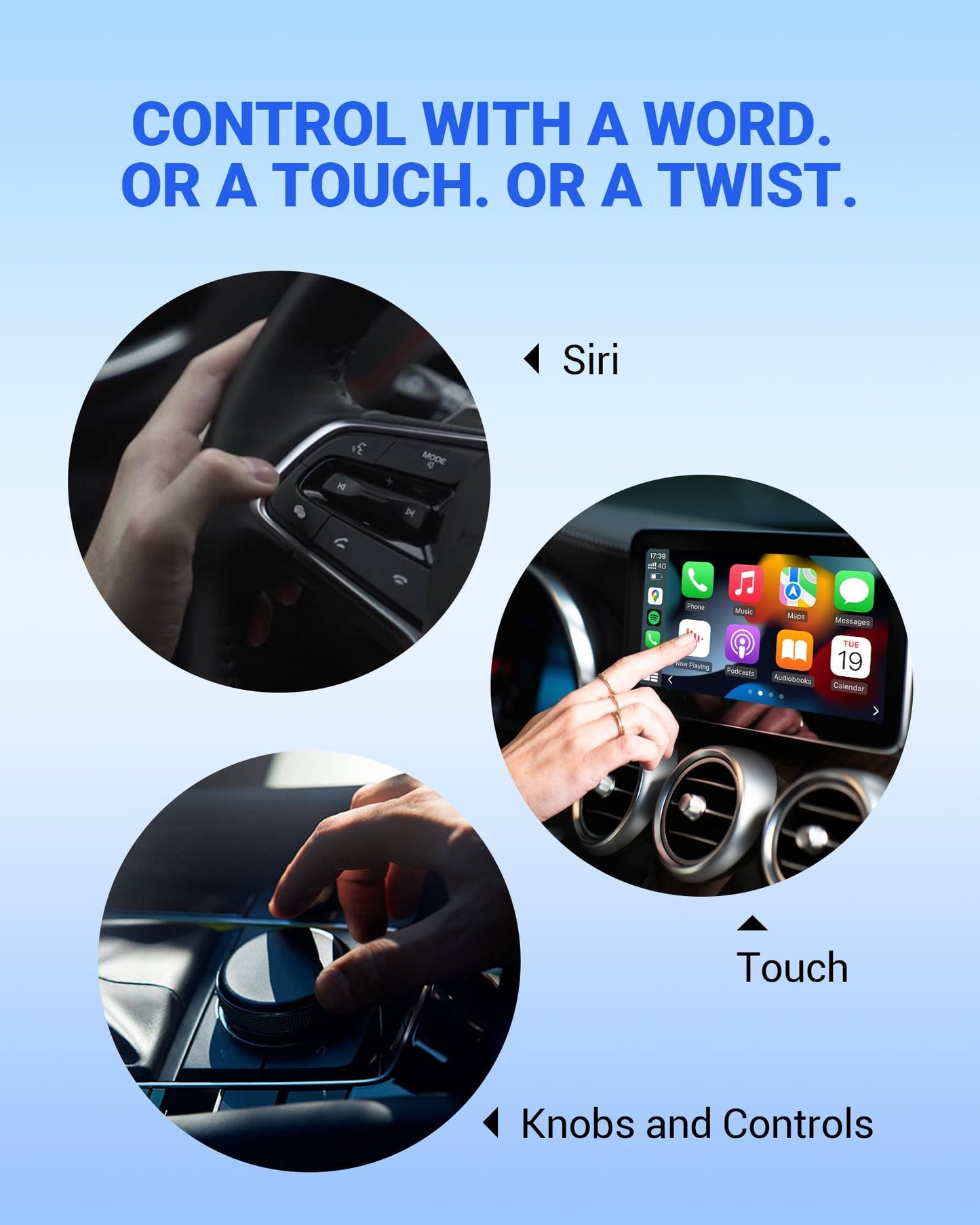 OTTOCAST U2Air Pro Wireless CarPlay Adapter for iphone - 2024 Newest Version Wired to Wireless CarPlay Dongle - Dual-band WiFi, Low Latency, Online Update, Plug Play for Factory OEM Wired CarPlay Cars