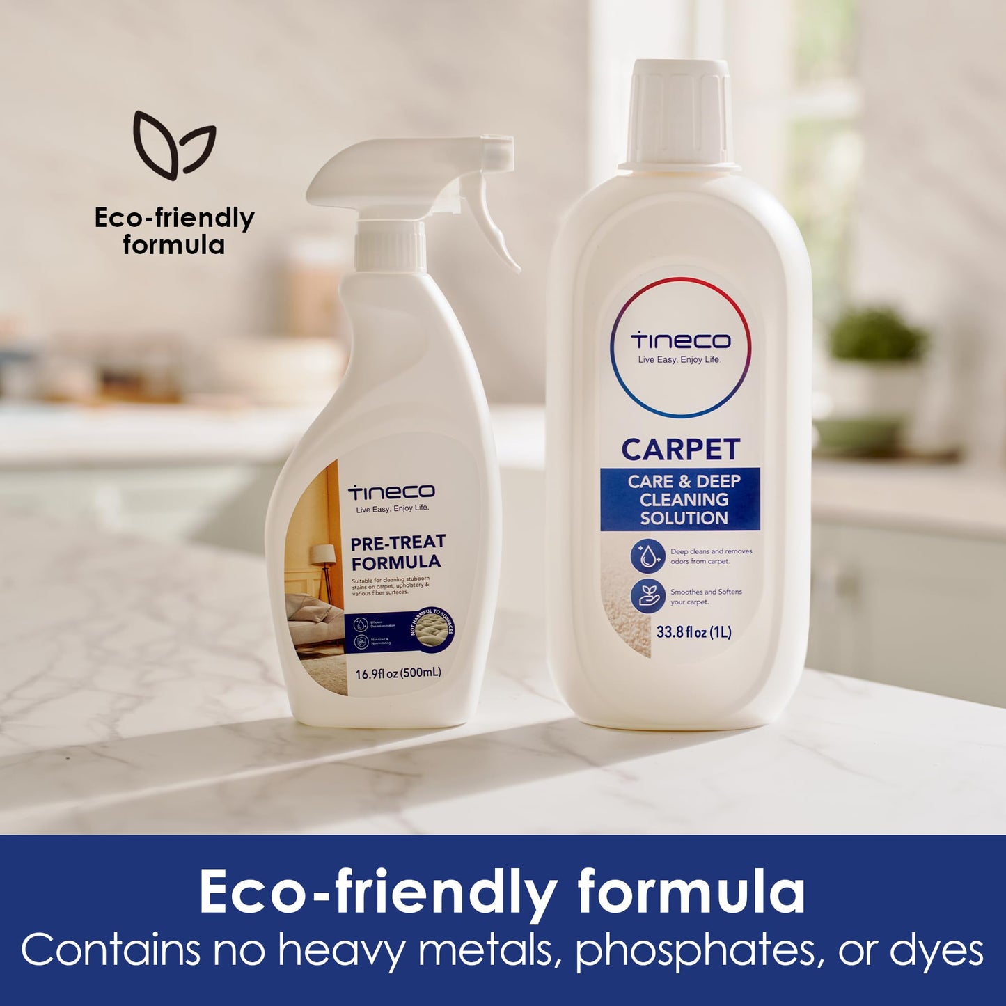 Tineco Carpet Pretreat Formula and Carpet Cleaning Solution for Carpet ONE Cruiser