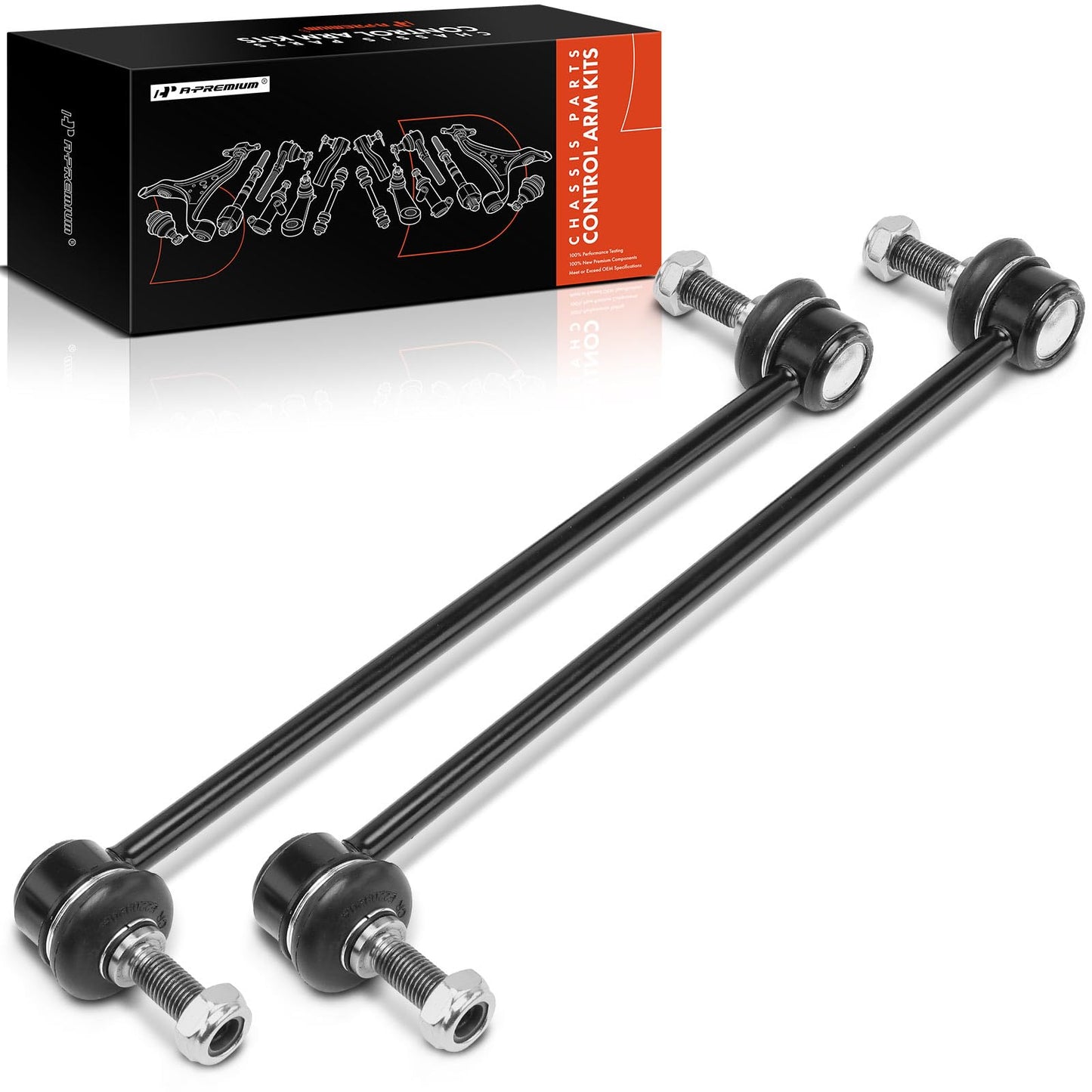 A-Premium 2 x Front Sway Bar Links Stabilizer Bar Links, Compatible with Jeep KL Series Cherokee 2014-2023