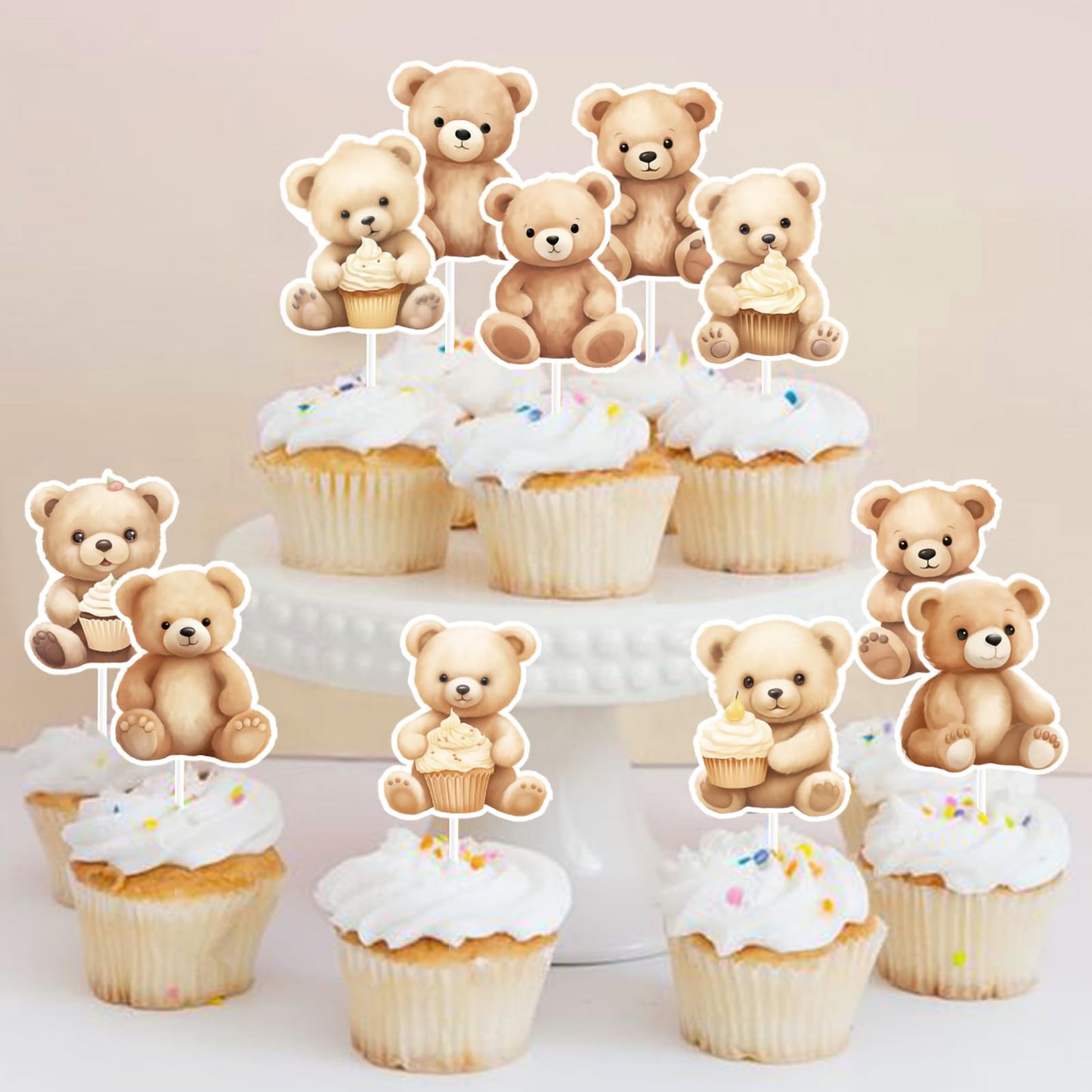 DataMoon Boho Baby Shower Decorations for Neutral Gender Baby,Baby Boxes with Letters,Boho Balloons,We Can Bearly Wait Backdrop,Cake Topper,Tablecloth for Baby Shower,Gender Reveal Party Supplies