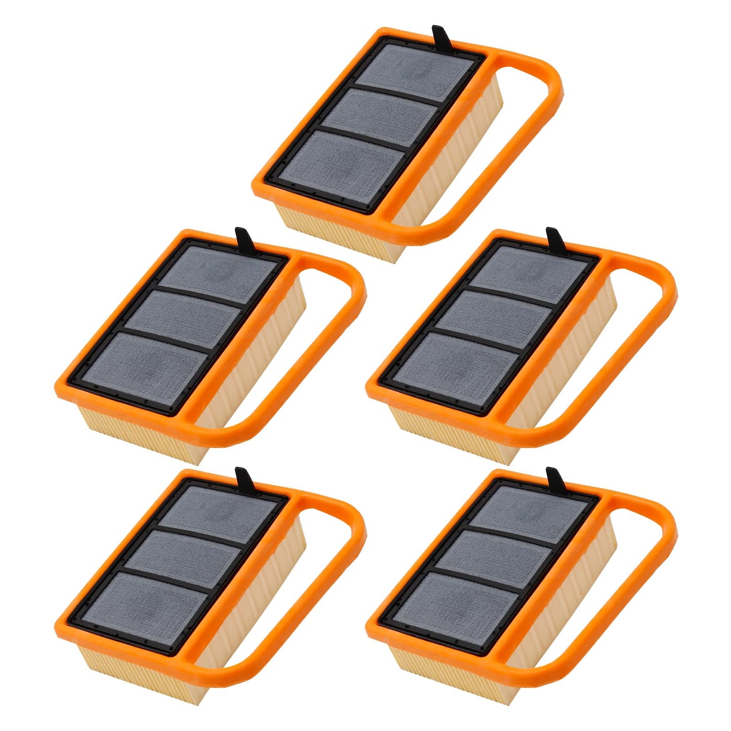 laffoonparts 5 Pack TS420 Air Filter for Stihl Concrete Cutoff Saw TS410 TS420 TS410Z TS420Z TS480 TS500i Cutquik Saws, Air Filter Pre Cleaner Kit Replace#4238 141 0300 4238-140-1800