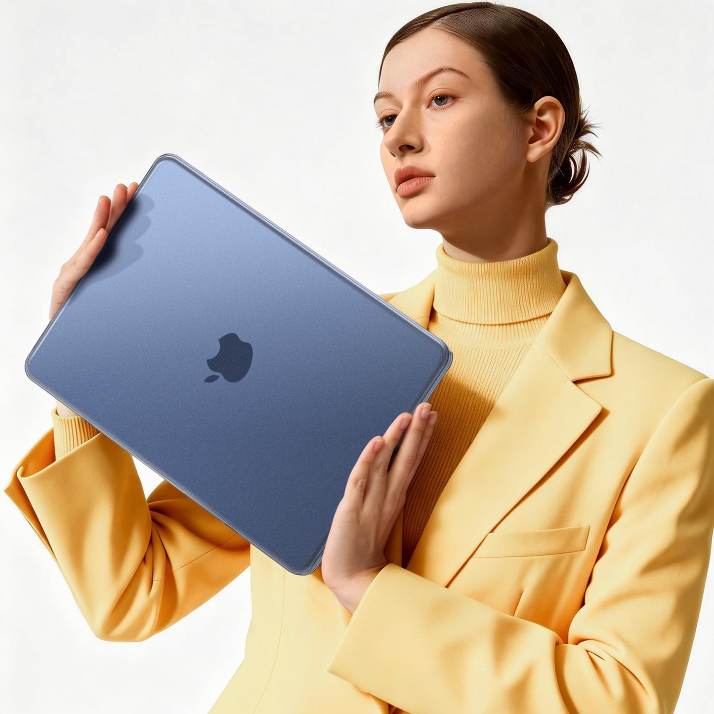Soonjet for MacBook Neo Case 13 inch 2026 | Official Indigo Clear | Anti-Scratch & Fingerprint | Blue Cover Laptop Hard Shell + Keyboard Cover for Mac Model A3404 | Ideal for Study & Travel