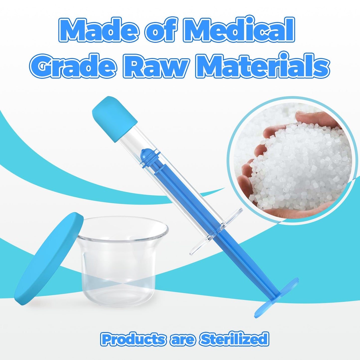 QGJEK at Home Insemination Kit, Thoughtfully Designed for Conception, Convenient,Portable and Easy Insemination Kit for Women, 3 Applicators + 1 Collection Cup