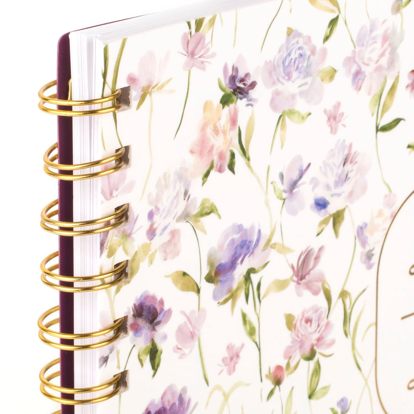 Cambridge Planner 2025-2026 Academic, Leah Bisch, Weekly & Monthly, 8-1/2" x 11", Large, Monthly Tabs, Flexible Cover, Petite Floral (LB38-905A-26)