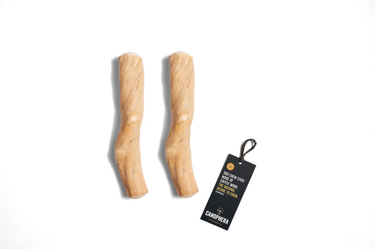 Canophera Dog CHEW Stick Made of Coffee Tree Wood Medium - 2 Pack