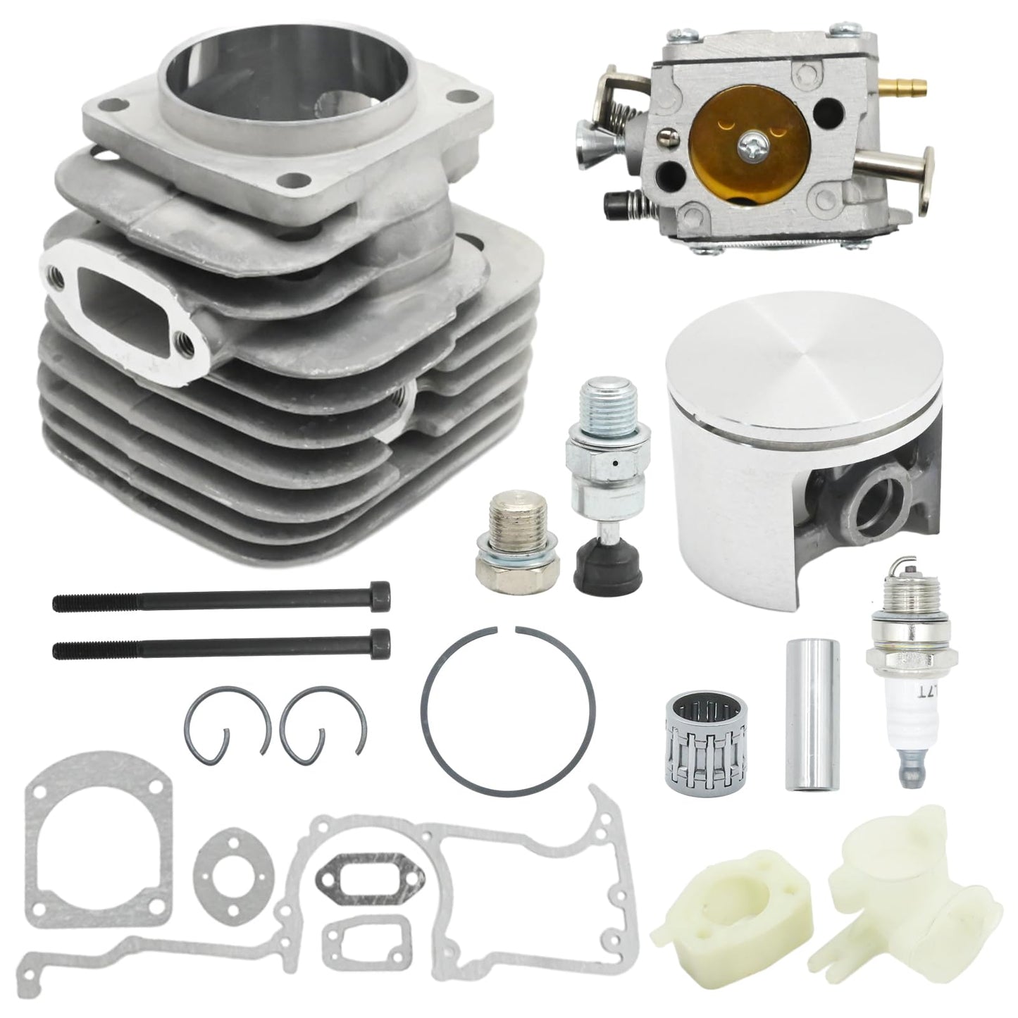 SYOWADA 52mm Cylinder Piston Kit Replacement for Husqvarna 266 266XP 266SE 61 Big bore Chainsaw, Replace 503517502