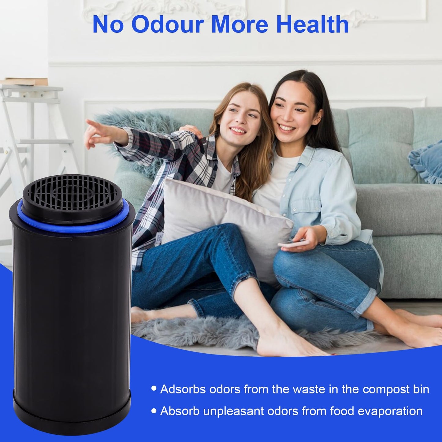 FC-50 Replacement Filters Compatible with Vitamix FoodCycler FC-50 and and FC-30 models - Activated carbon filters, 4 pack