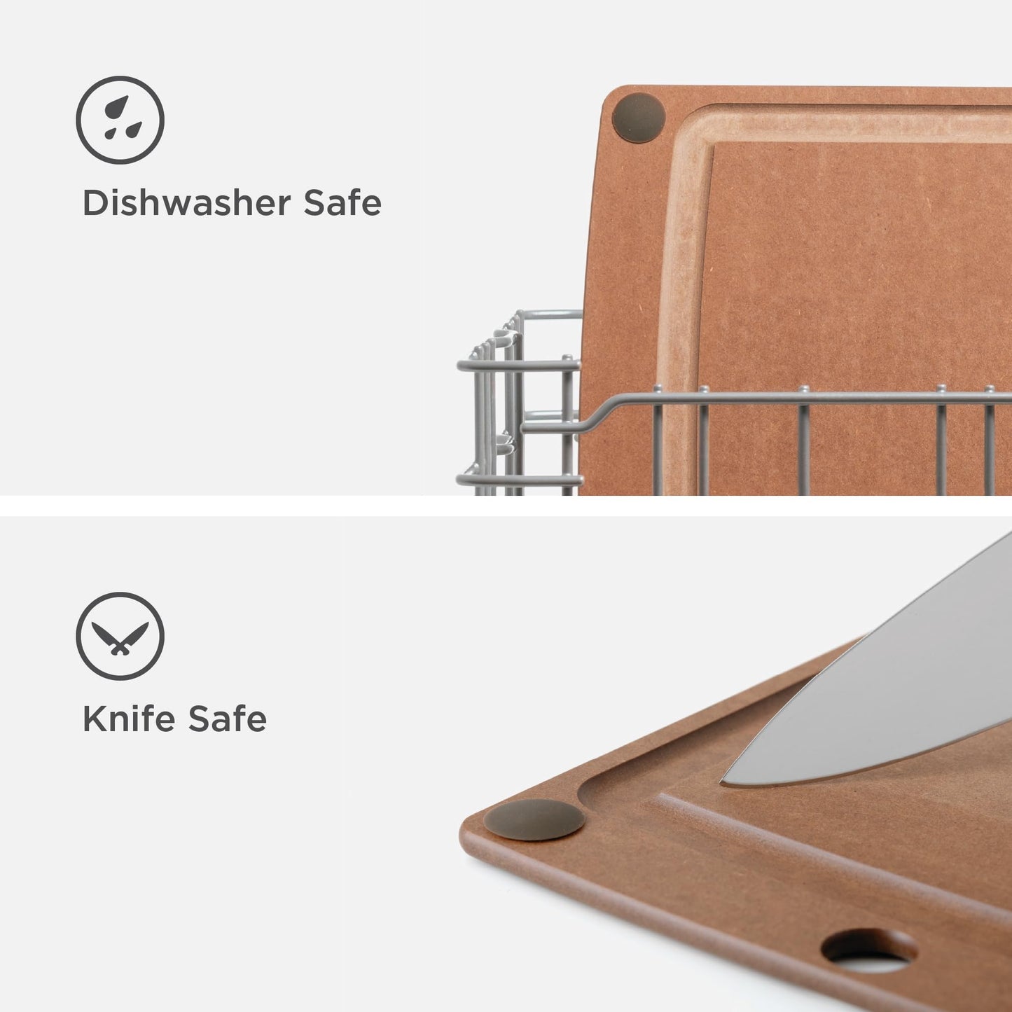Epicurean All-in-One 14.5" × 11.25" Cutting Board in Nutmeg