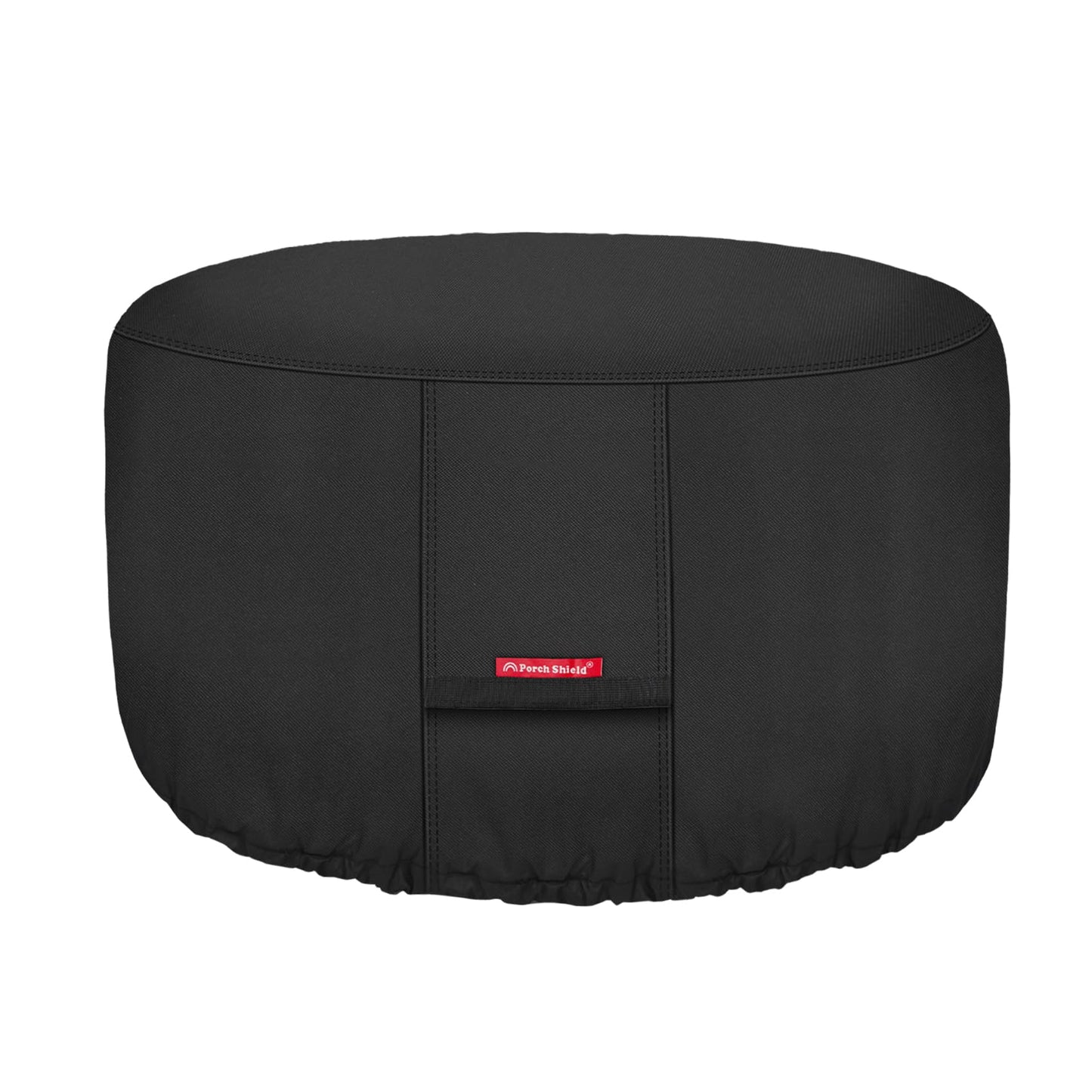 Porch Shield Fire Pit Cover - Waterproof 600D Heavy Duty Round Patio Fire Bowl Cover Black - 40 inch