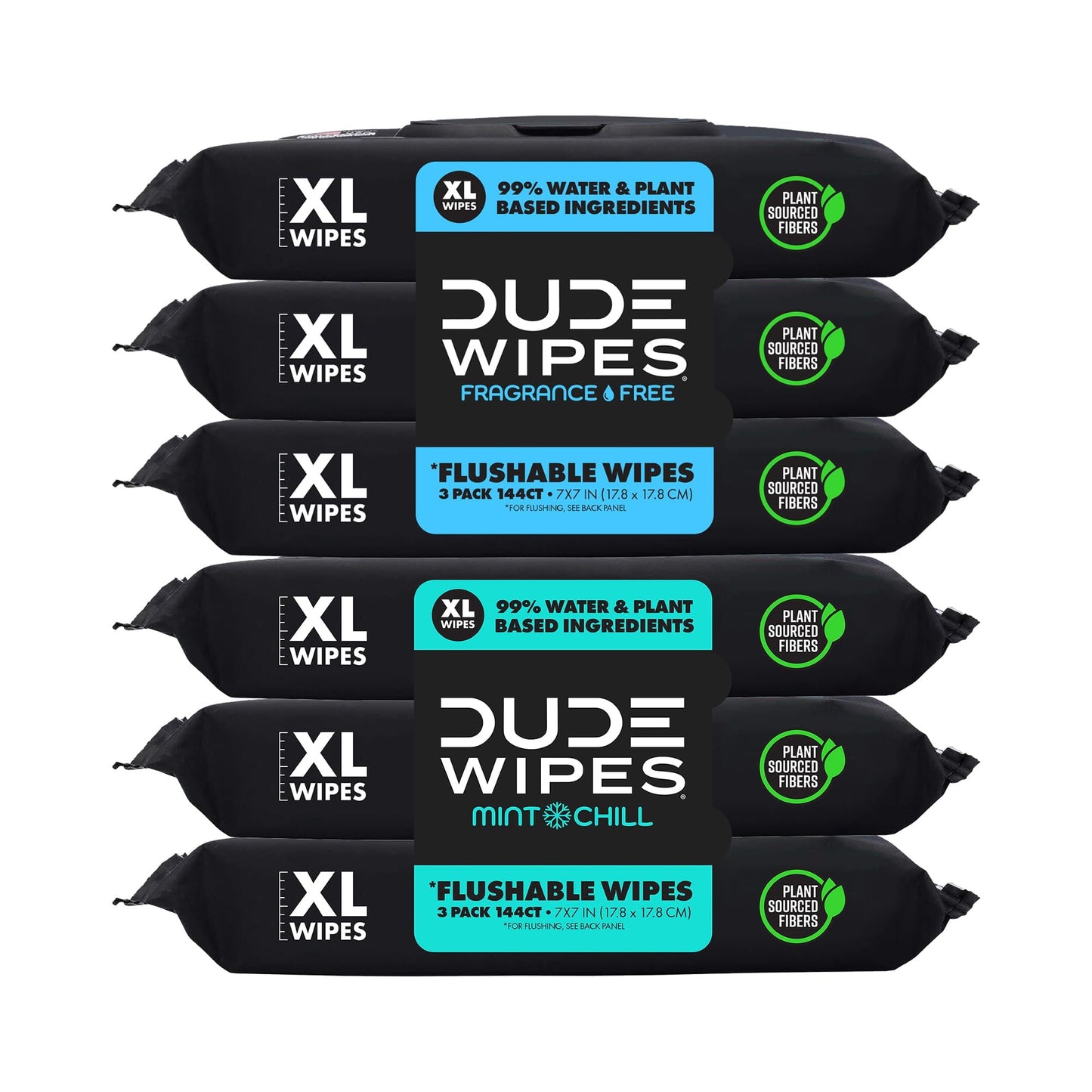 - Flushable Wipes - 6 Pack, 288 Wipes -