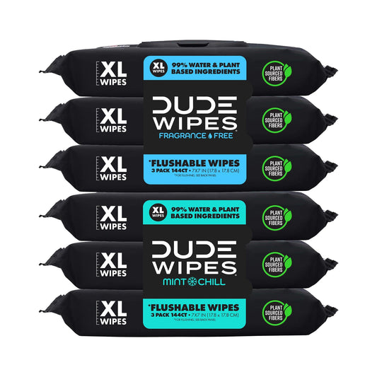- Flushable Wipes - 6 Pack, 288 Wipes -