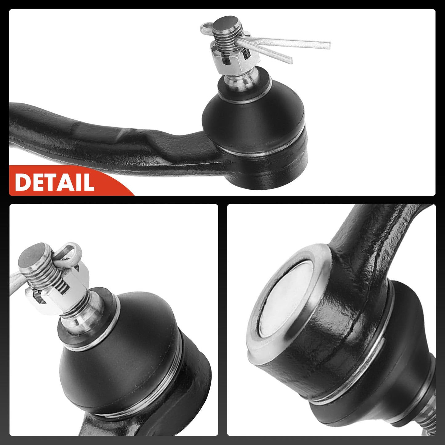 A-Premium 2 x Front Outer Tie Rod Ends, Compatible with Honda CR-V CRV 2012 2013 2014 2015 2016