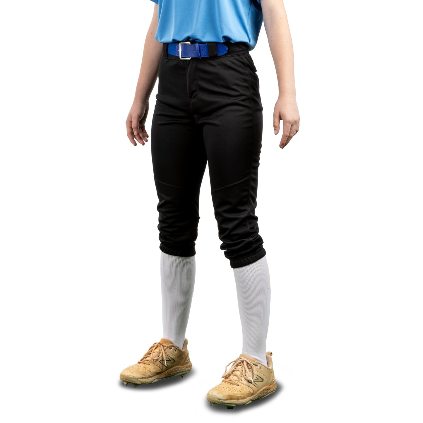 Russell Athletic Women's on Deck Softball Knicker-Stylish Beltloop Pants with Pockets for Ultimate Comfort, Black, Small