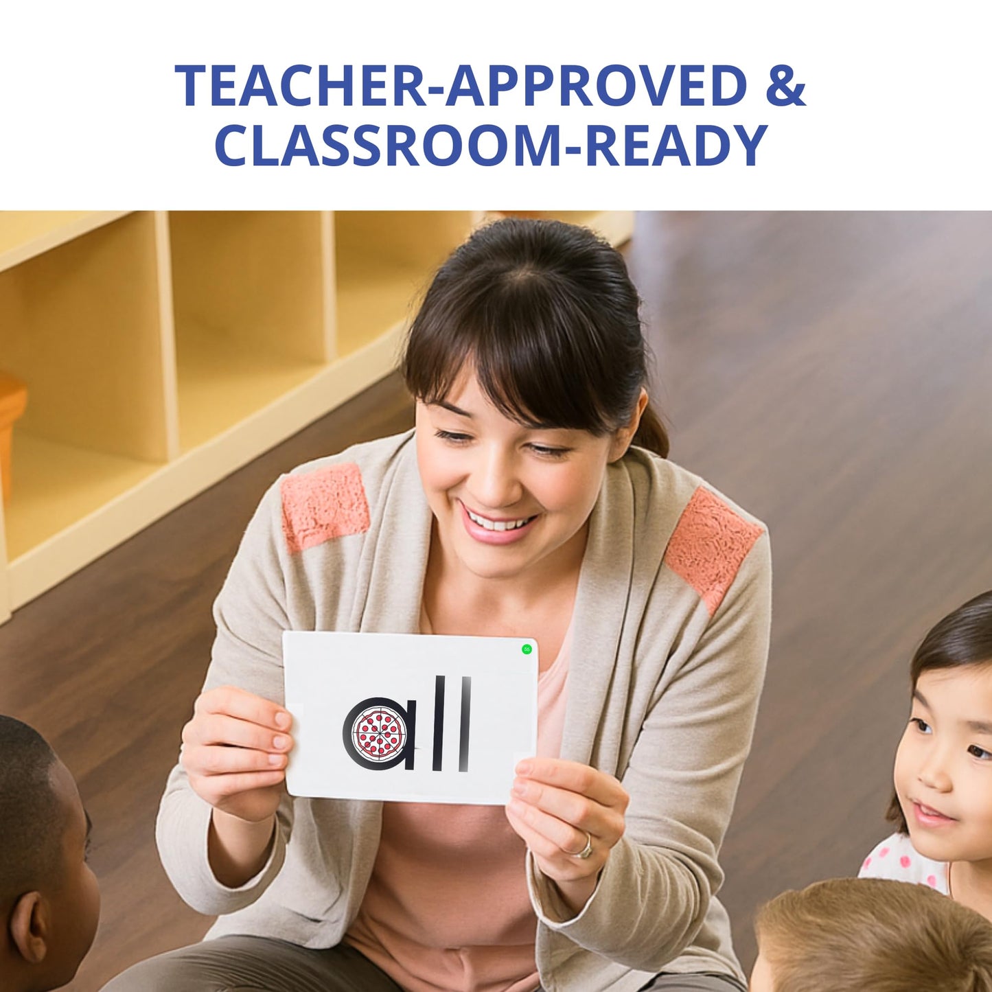 Eyewords Multisensory Sight Word & Phonics Flash Cards, Set 2 (High-Frequency Words 51-100) - Kinesthetic Learning, Picture-Embedded - Pre-K - Grade 2 - Homeschool & Classroom Use - Model EW-23
