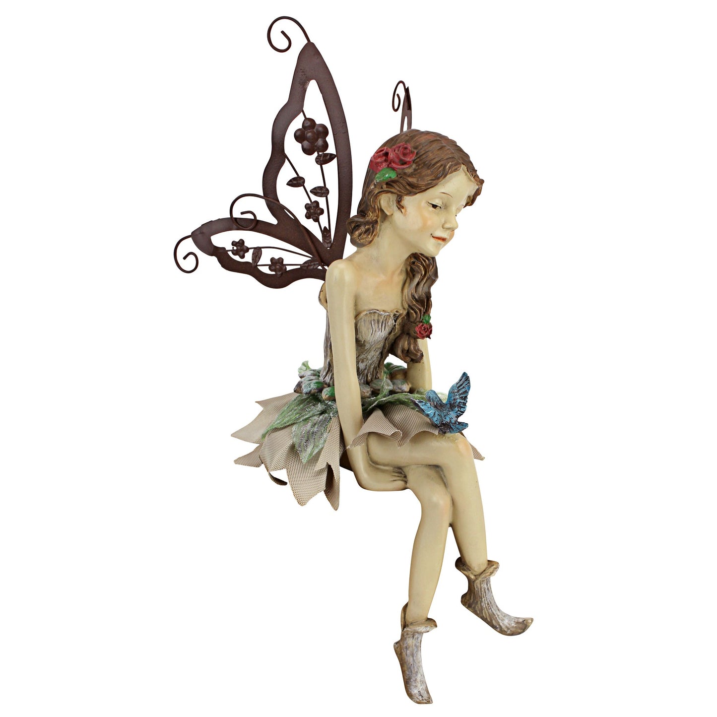 Design Toscano Fannie, The Fairy Sitting Statue