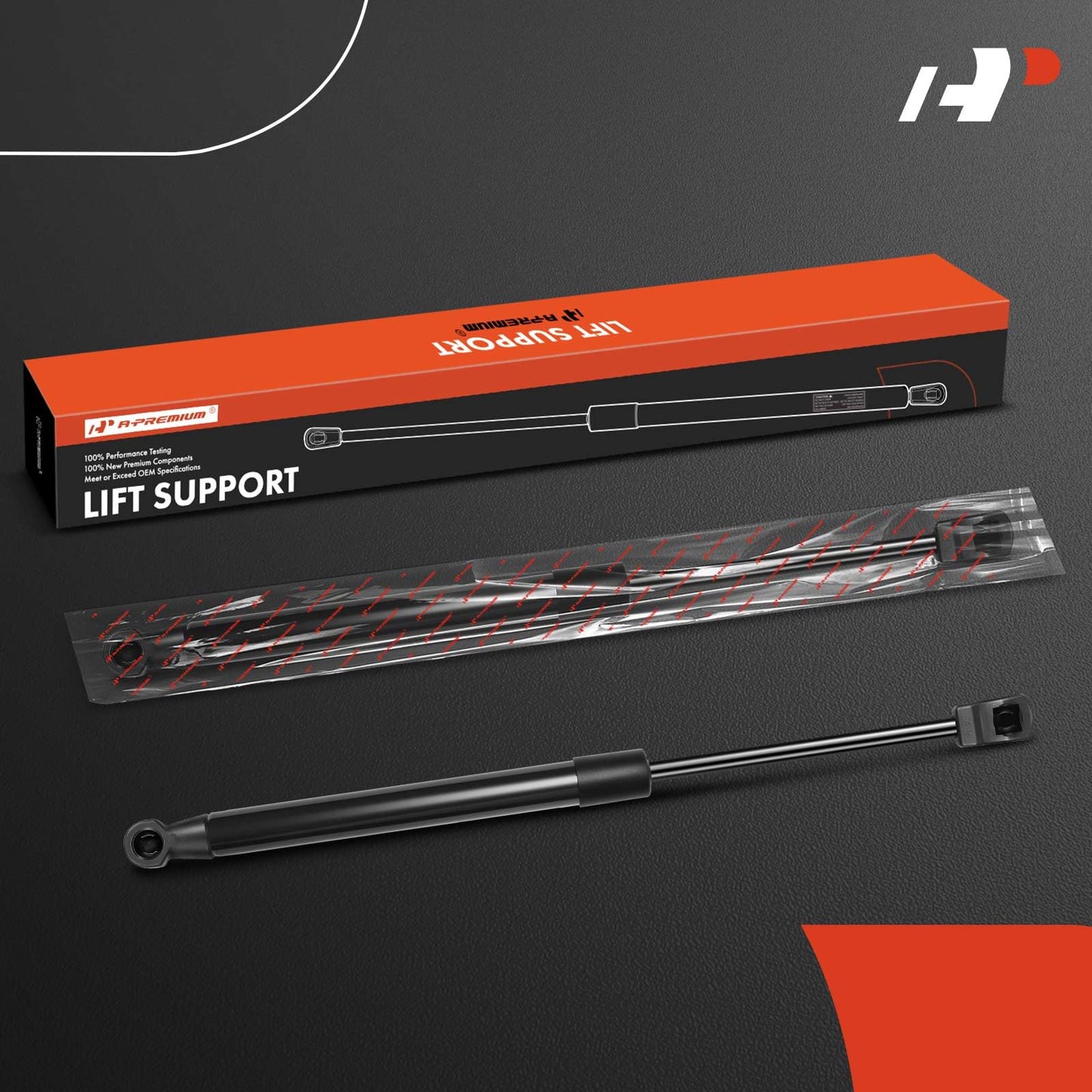 A-Premium Rear Window Glass Lift Supports Shock Struts Compatible with Select Toyota Models - Highlander 2008-2013 Sport Utility Not for Rear Tailgate - Replace# 68940OE020 (2PC Set)