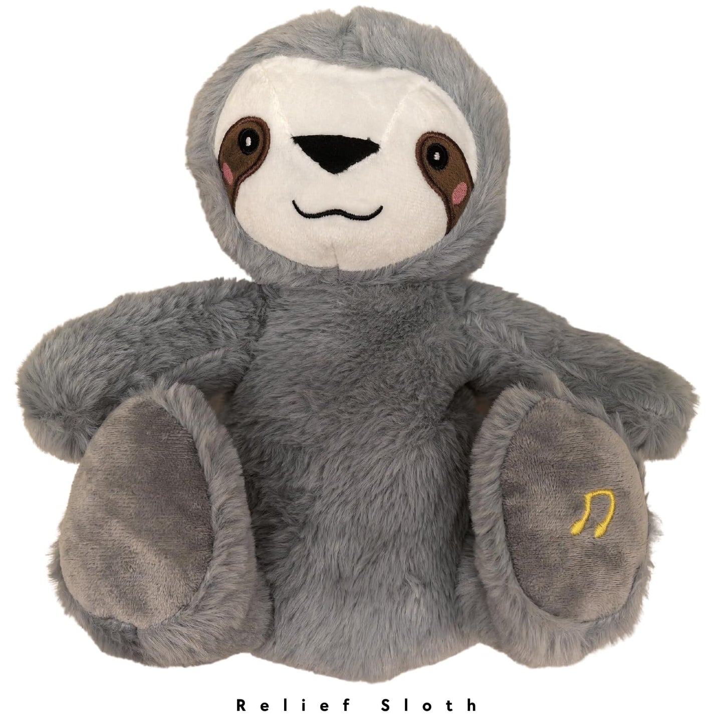 Anxiety Relief Koala, Breathing Teddy Sloth Anxiety Bear with Calming Music, Lights, Sleeping Otter Plush, Soothing Sloth for Adults & Kids, Stress Relief Stuffed Animal (3-Level Adjustable Volume)