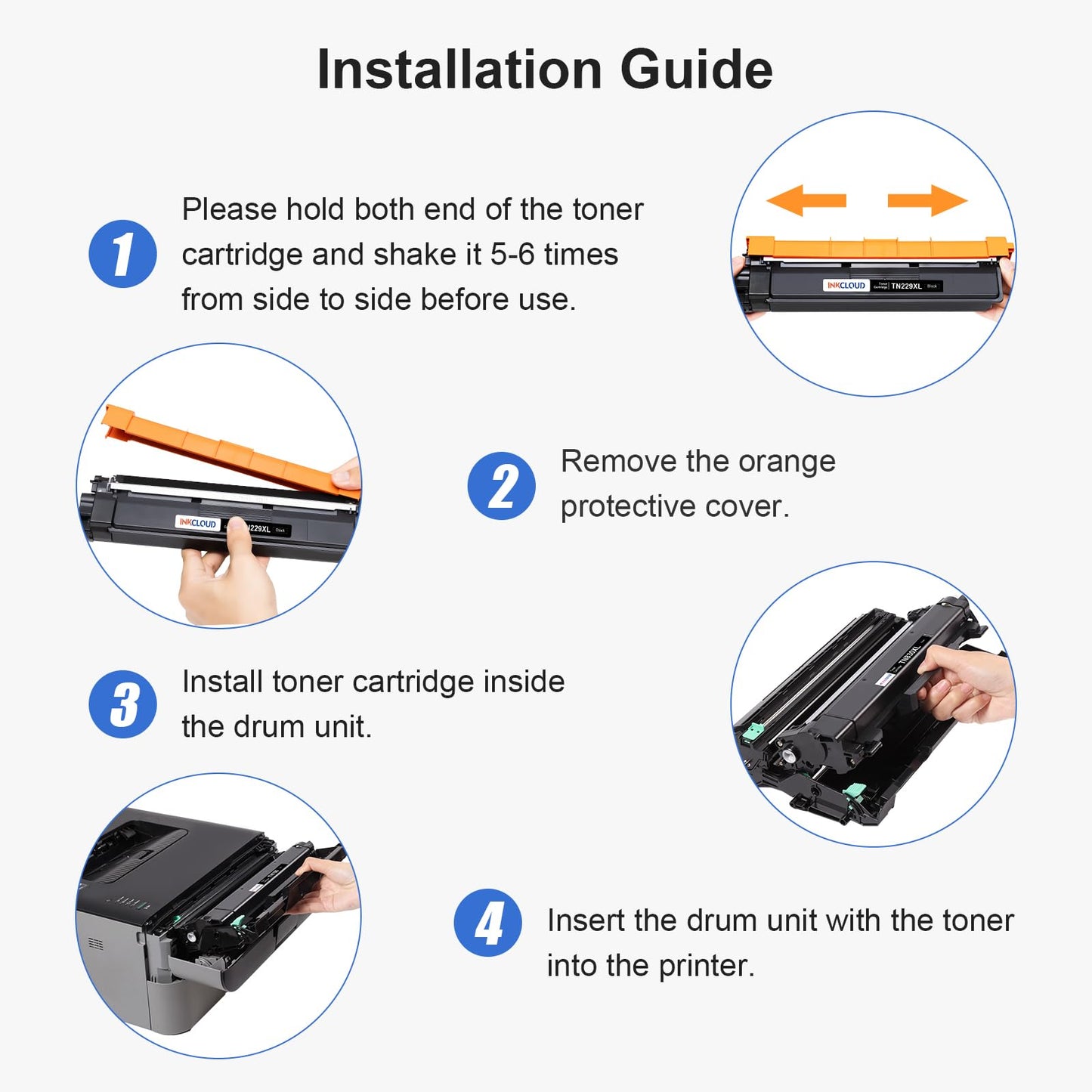 Compatible for Brother TN229XL TN229 Black Toner Cartridge, for MFC-L3780CDW MFC-L3720CDW HL-L3280CDW HL-L3220CDW Printers, High Yield (1-Pack)