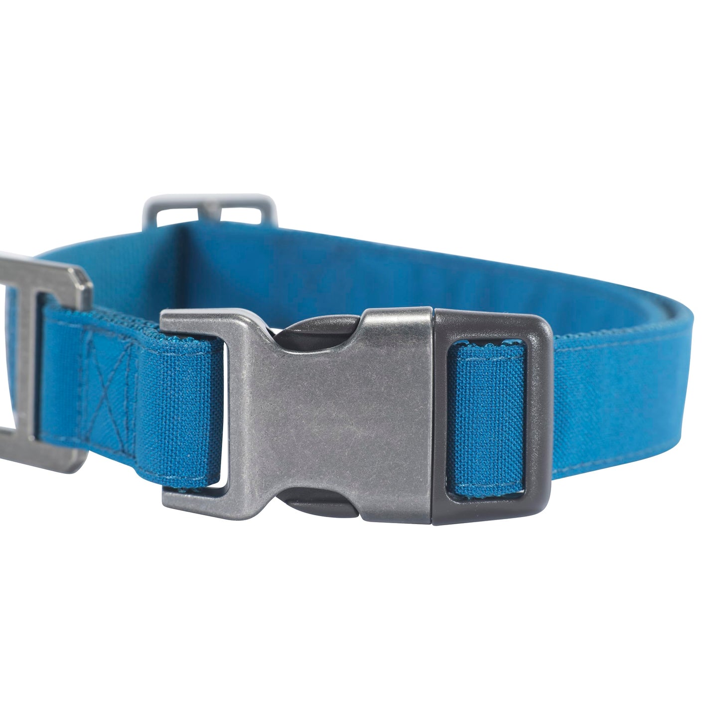 Carhartt Nylon Duck Dog Collar, Fully Adjustable Durable 2-Ply Cordura Nylon Canvas Collars for Dogs, Marine Blue, Large