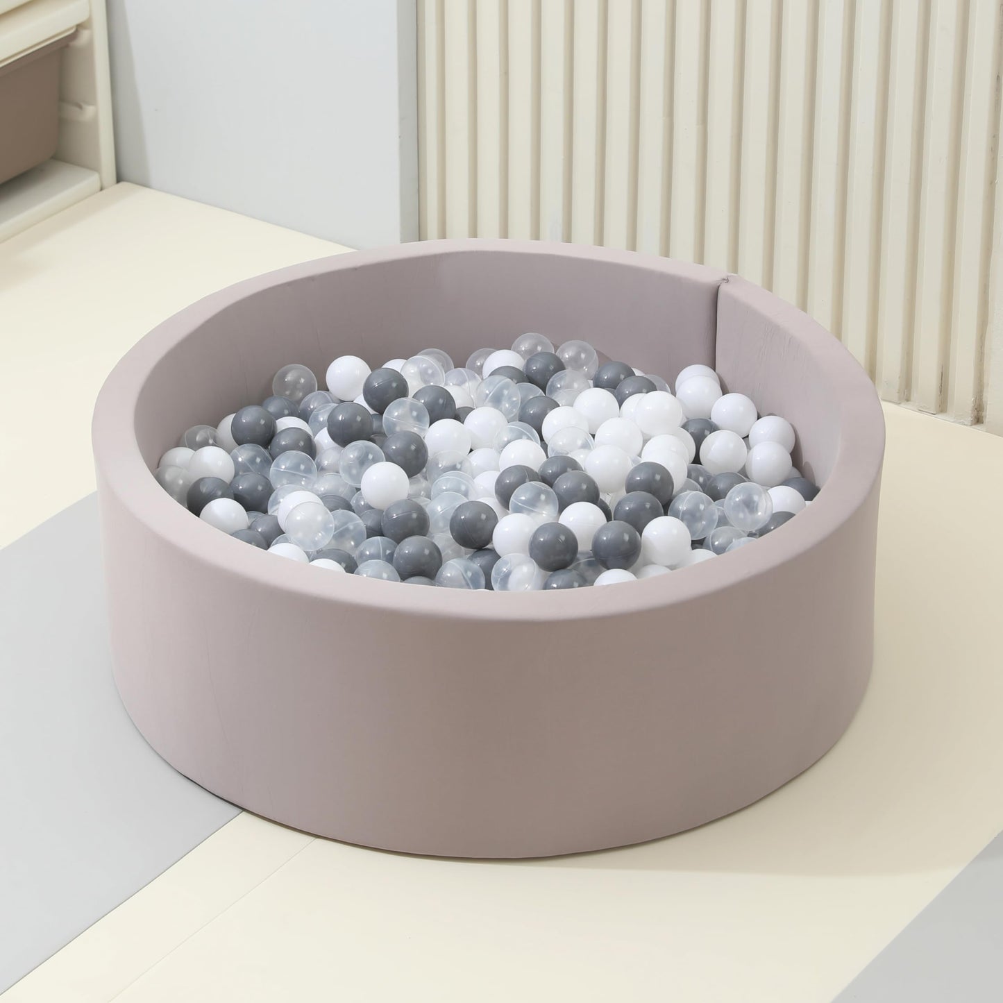 Ball Pits for Toddlers Kids,Children Indoor Play, Soft Memory Foam Sponge Ball Pool, Gift for Birthday, Foam Ball Pit for Grils Boys