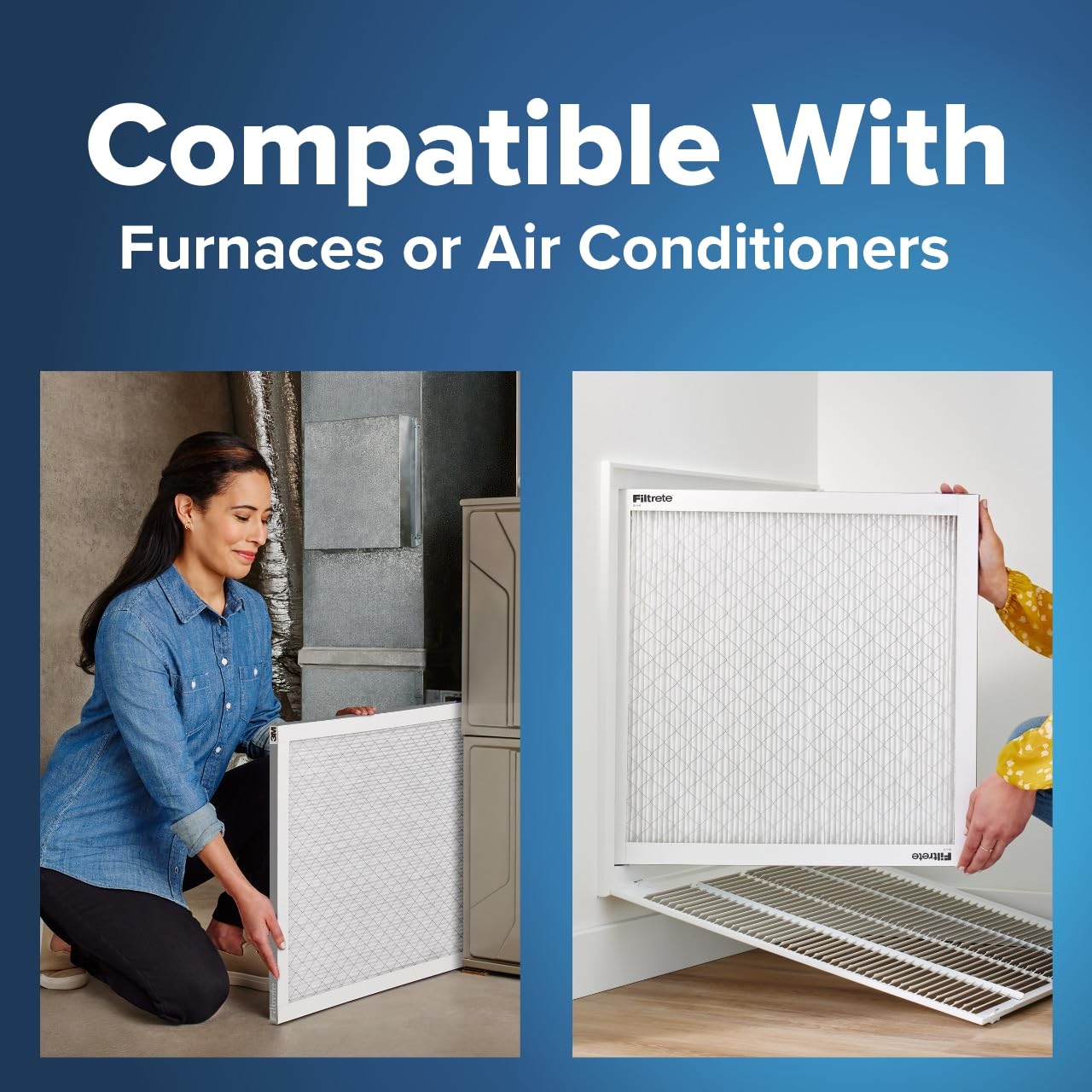Filtrete 16x25x1 Furnace Filter, MPR 300, MERV 5, Clean Living Basic Dust 3-Month Pleated 1-Inch Air Filters, 6 Filters