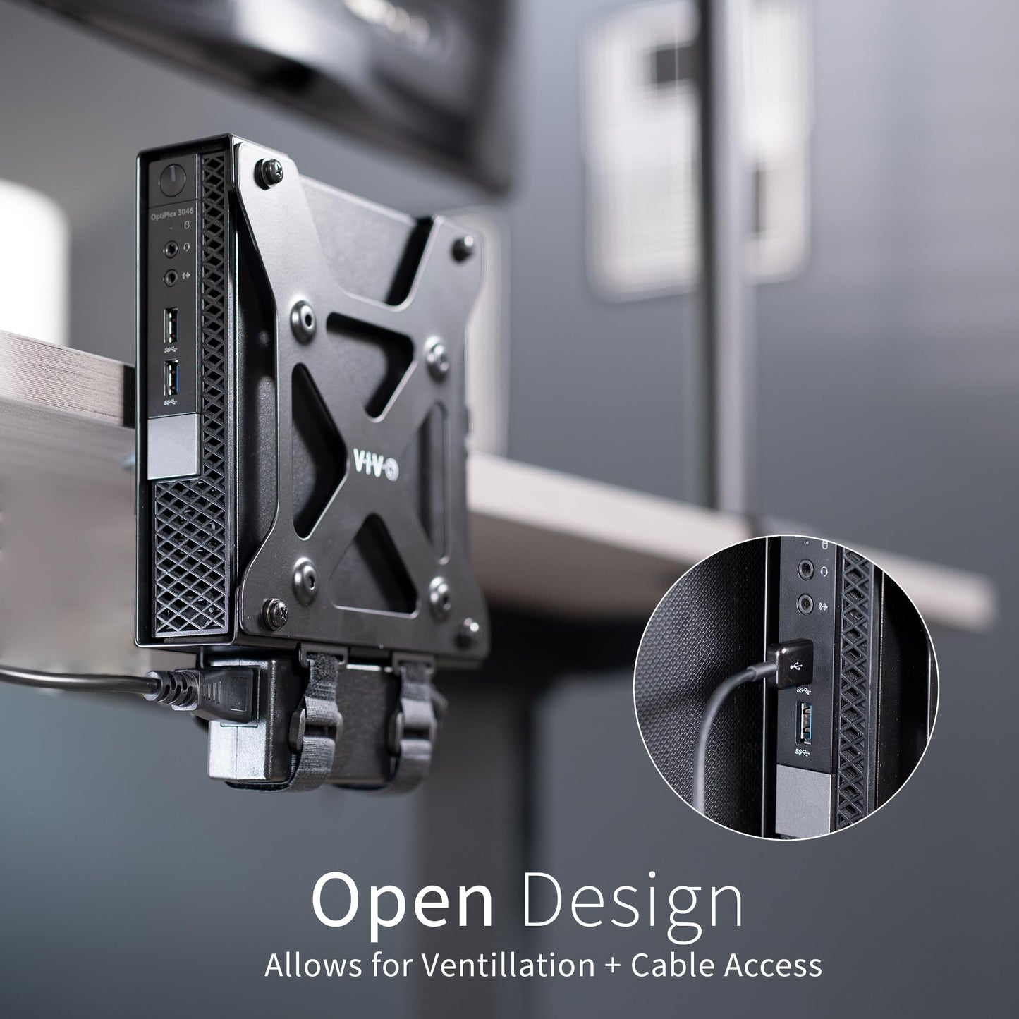 VIVO Behind Monitor VESA Mount Designed for Dell OptiPlex Micro CPU