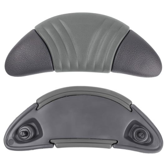 26-1303-85 Spa Pillow Replacement Head Rest Pillows Dark Grey Hot Tub Pillow Headrest Compatible with Artesian Island Spas Hot Tubs Isla Margarita Grand Bahama Grand Cayman Antigua Captiva (2Pack)