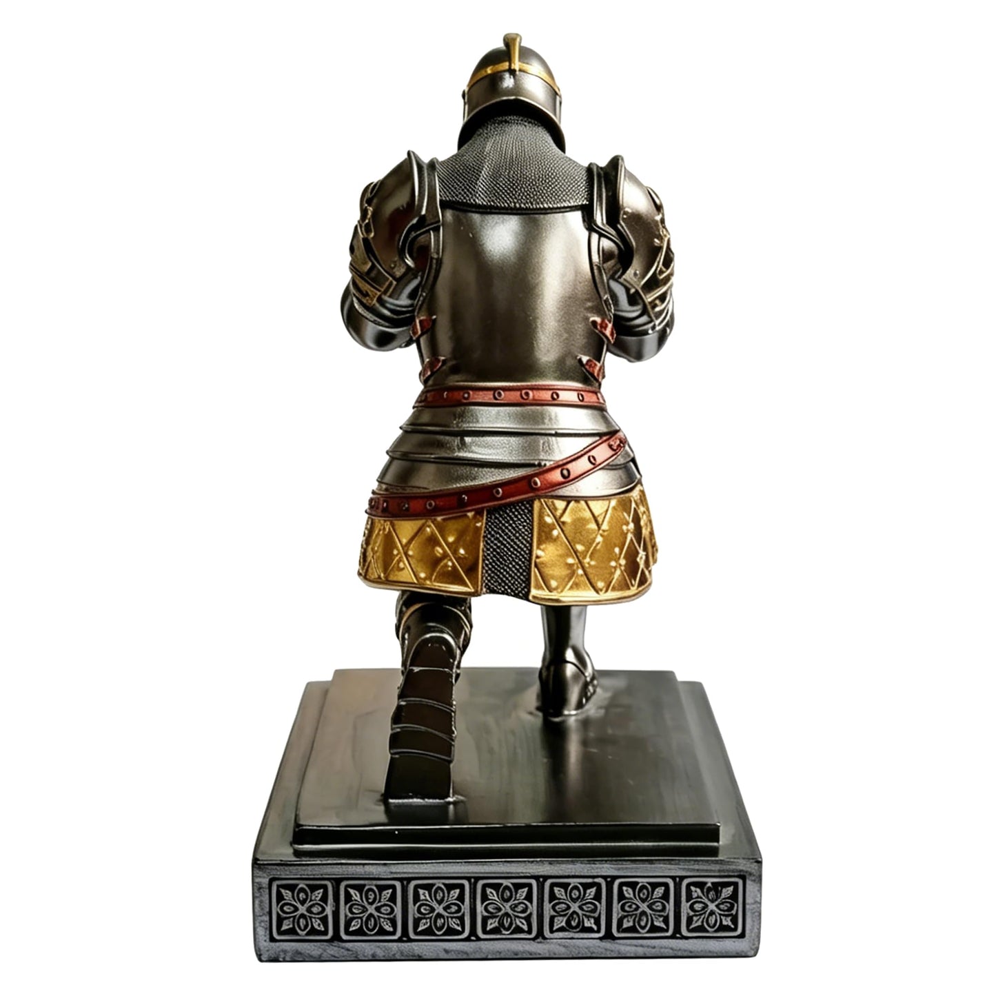 HDMbigmi King's Guard Knight Pen Holder Pen Stand Desk Organizers and Accessories Resin Pencil Holder as Gift with a Nice Letter Opener for Office and Home Desk Organizer (Iron)