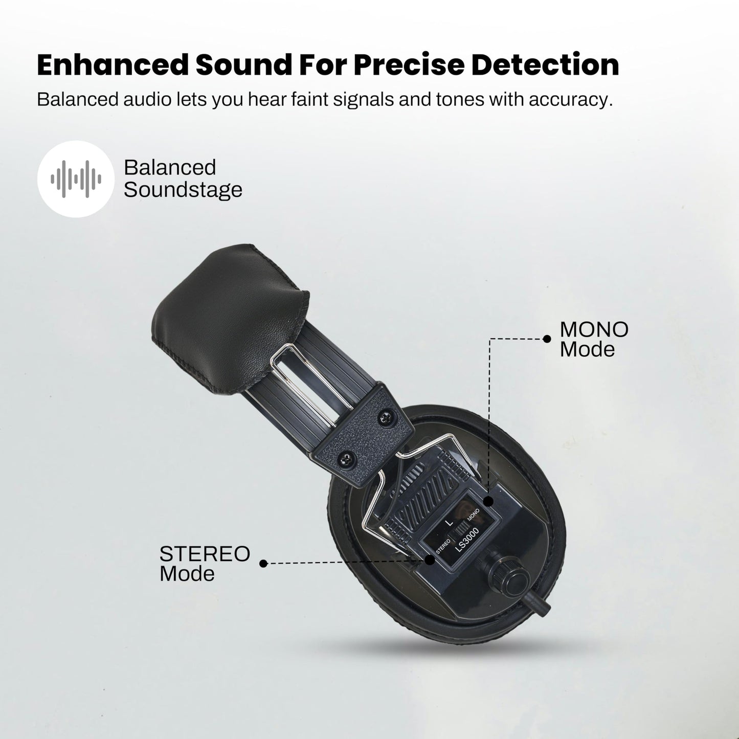Fisher Stereo Headphones, Black