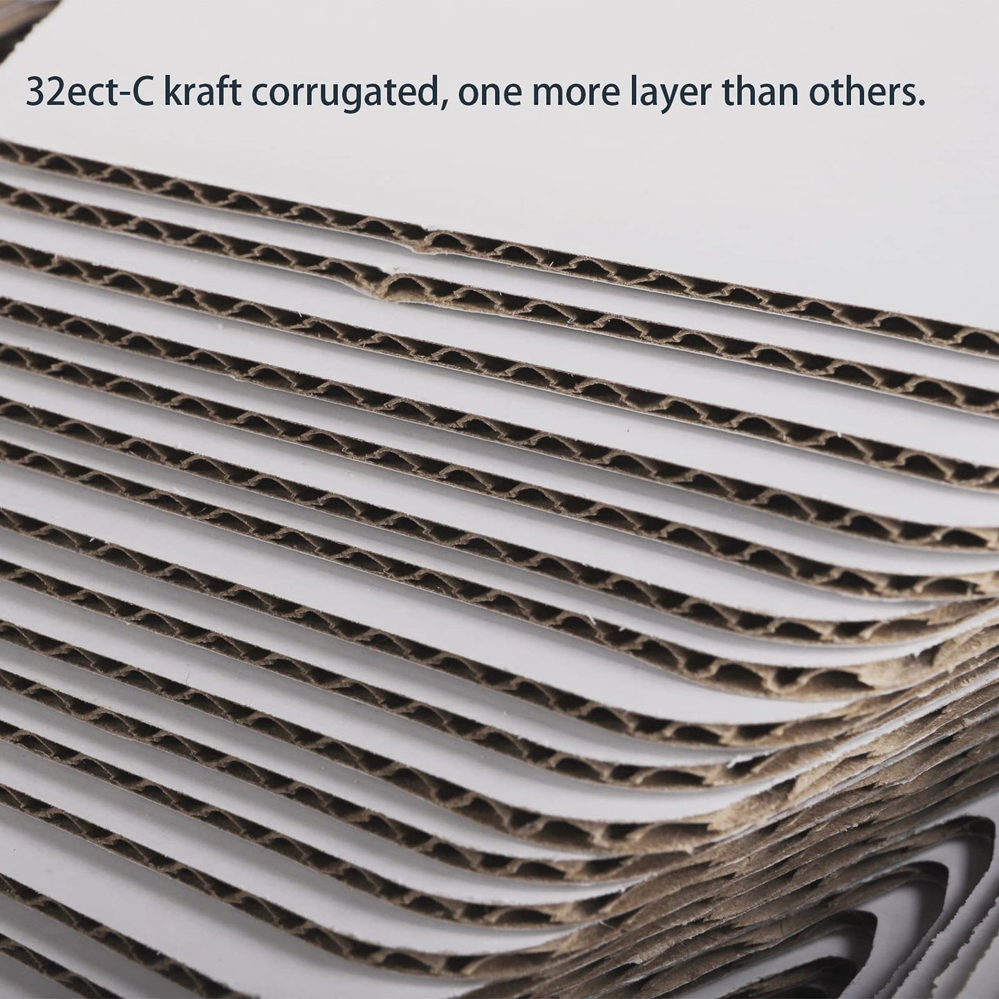 Cedilis 75 Pack Corrugated Mailer, 4x4x2 Inches Shipping Boxes, Small Cardboard Box for Shipping Mailing and Storing, Recyclable, Crush Proof, Oyster White