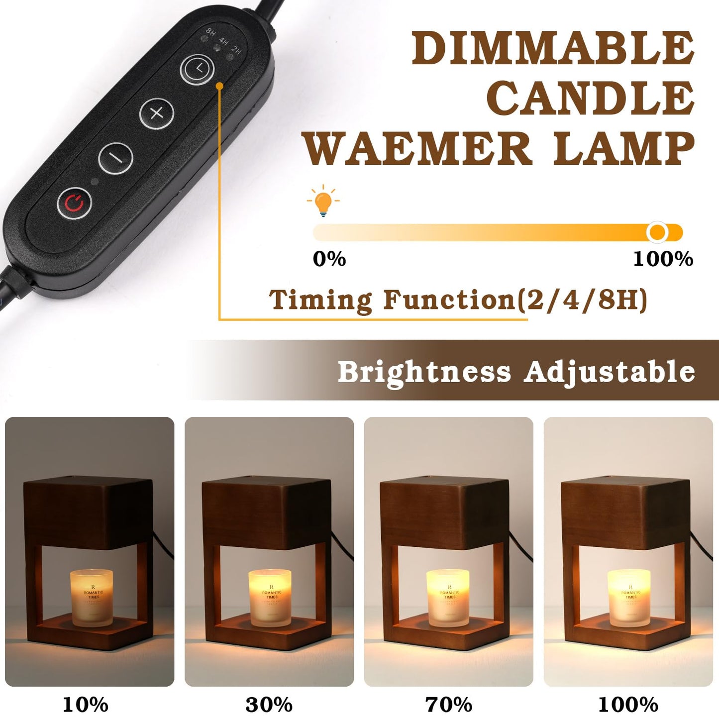 Candle Warmer Lamp, Electric Wax Melt Warmer for Home Fragrance and Decor