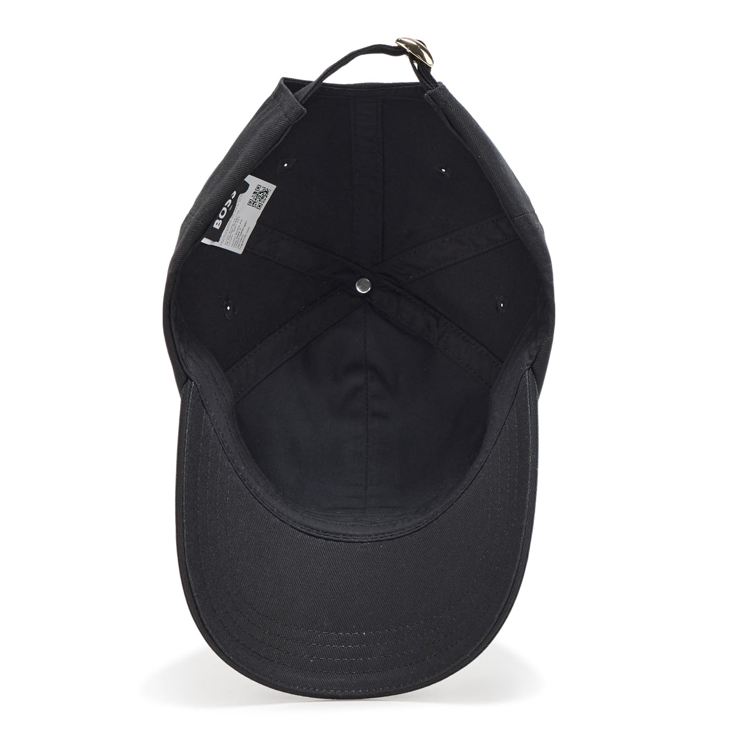 BOSS Women's Small Logo Cotton Twill Cap, Iconic Black, One Size