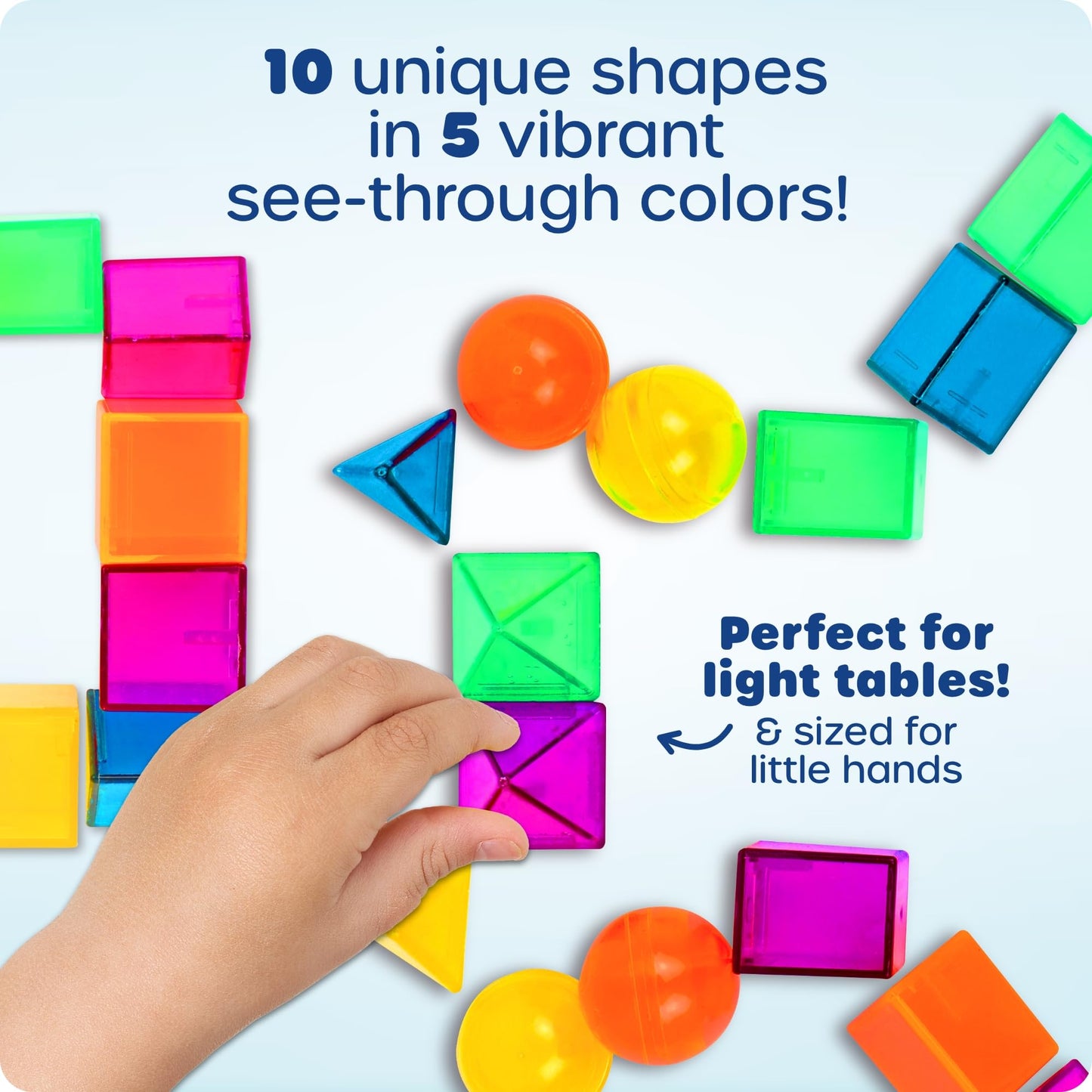 Learning Resources STEM Explorers GeoShape Challenge - 3D Geometry School Shapes, Montessor Math Manipulatives, Critical Thinking, STEM Homeschool, Classroom Must Haves, Teacher Supplies