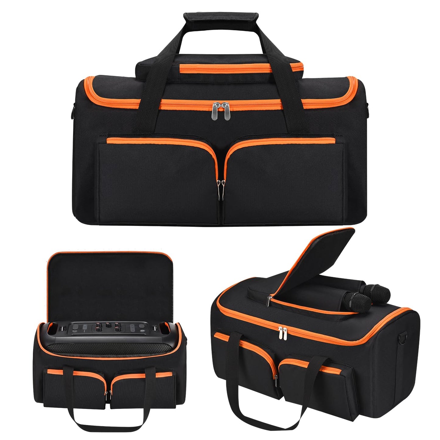 PISOSN Travel Storage Bag Carrying Case Compatible with JBL PartyBox On The Go Essential/PartyBox On The Go Portable Party Speaker
