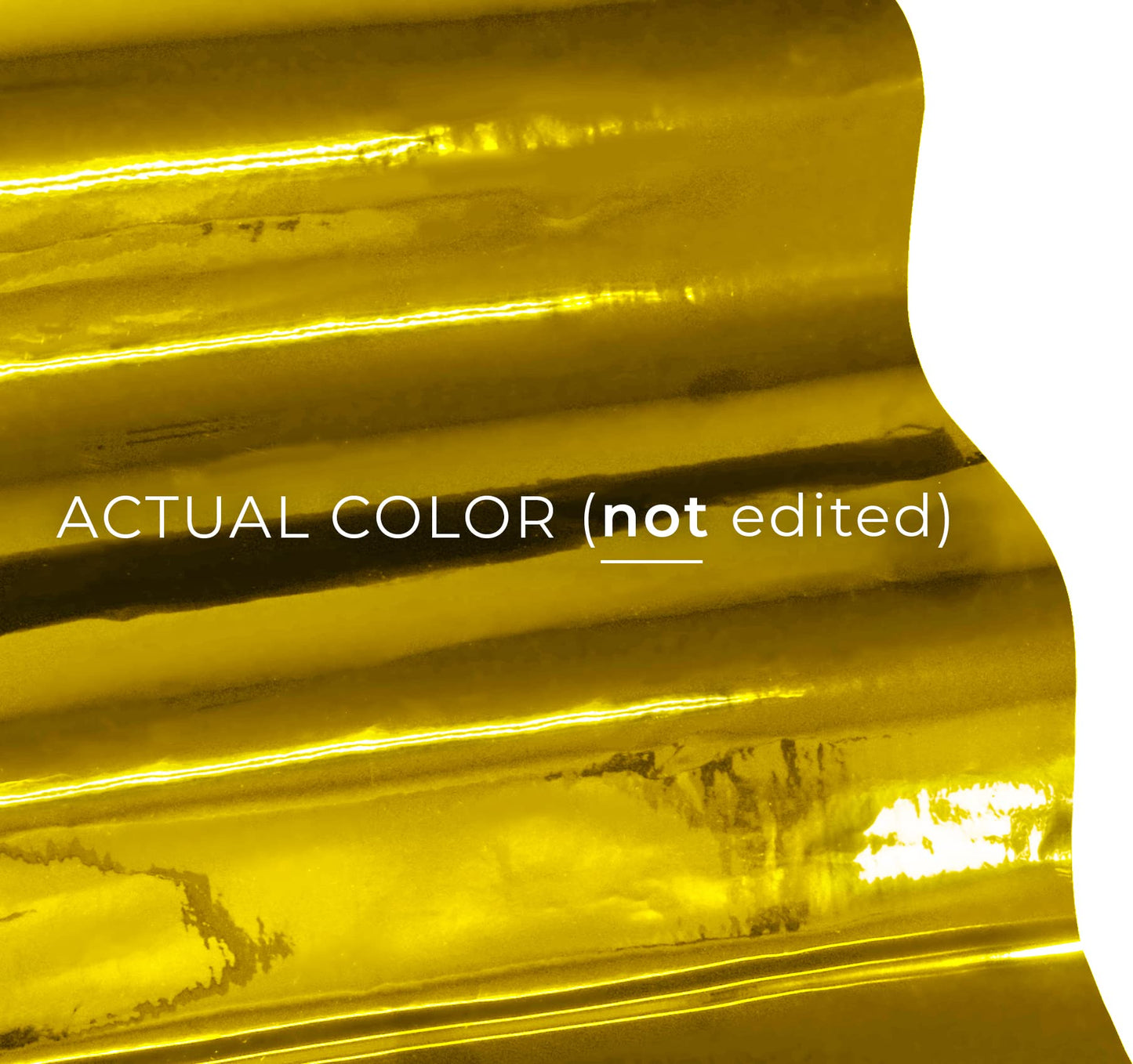 VViViD Gold Chrome Gloss DECO65 Permanent Adhesive Craft Vinyl for Cricut, Silhouette & Cameo (50ft x 11.8 Inch Bulk Roll)