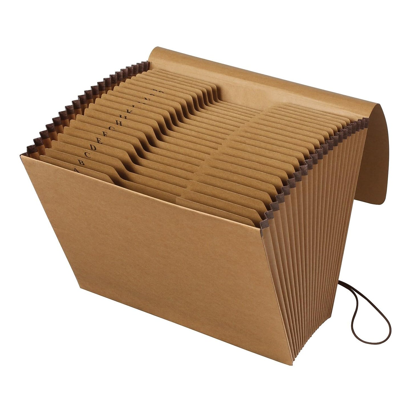 Pendaflex Essentials Kraft Expanding Alphabetic Files, 21 Pockets, Letter 1/Each , Brown