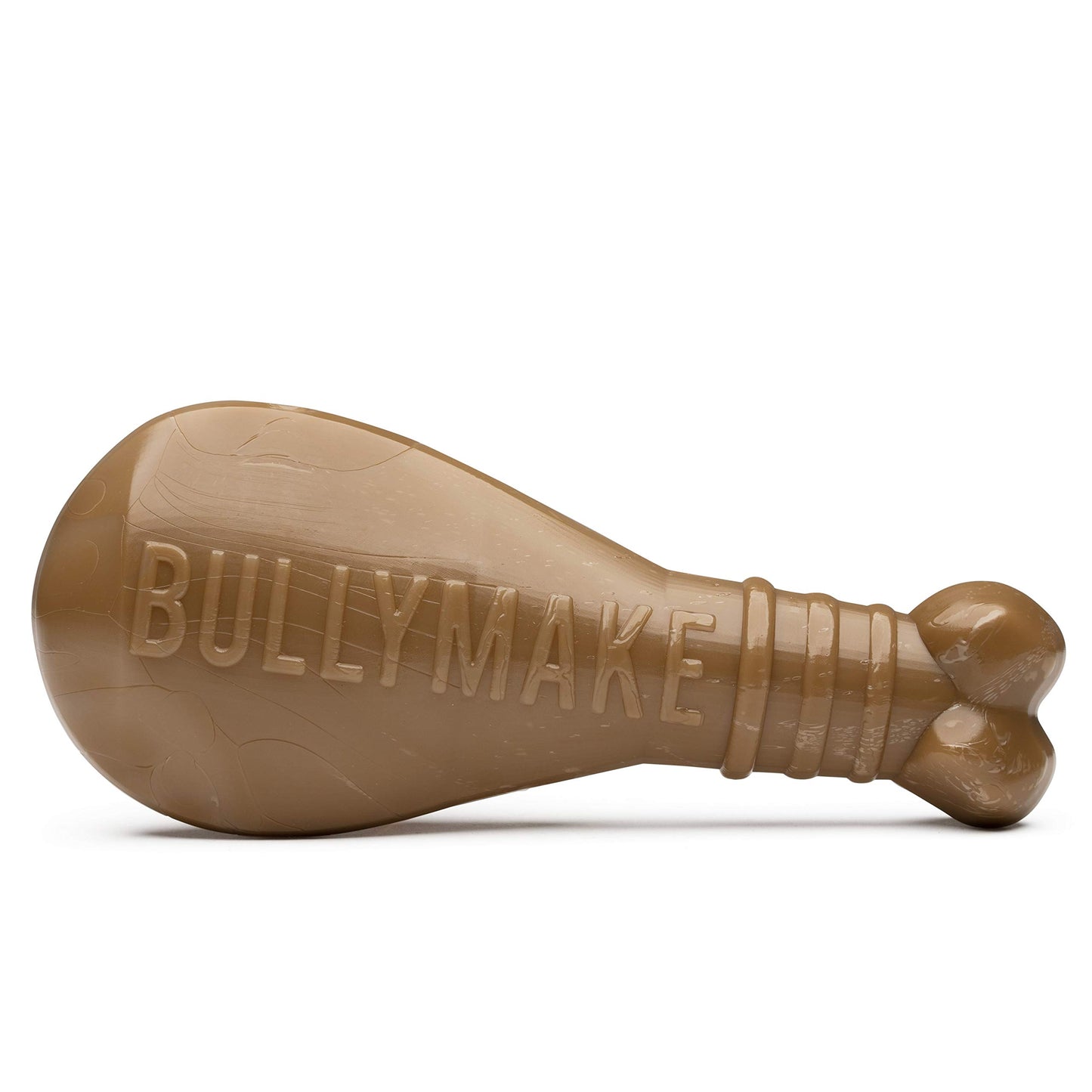BULLYMAKE Brown Tough Chew Turkey Leg Toy for Dogs, Durable Nylon Dog Toys for Aggressive Chewers, Dental Stimulating, Tough Chew, Boredom Busting, Pet Supplies, Made in USA