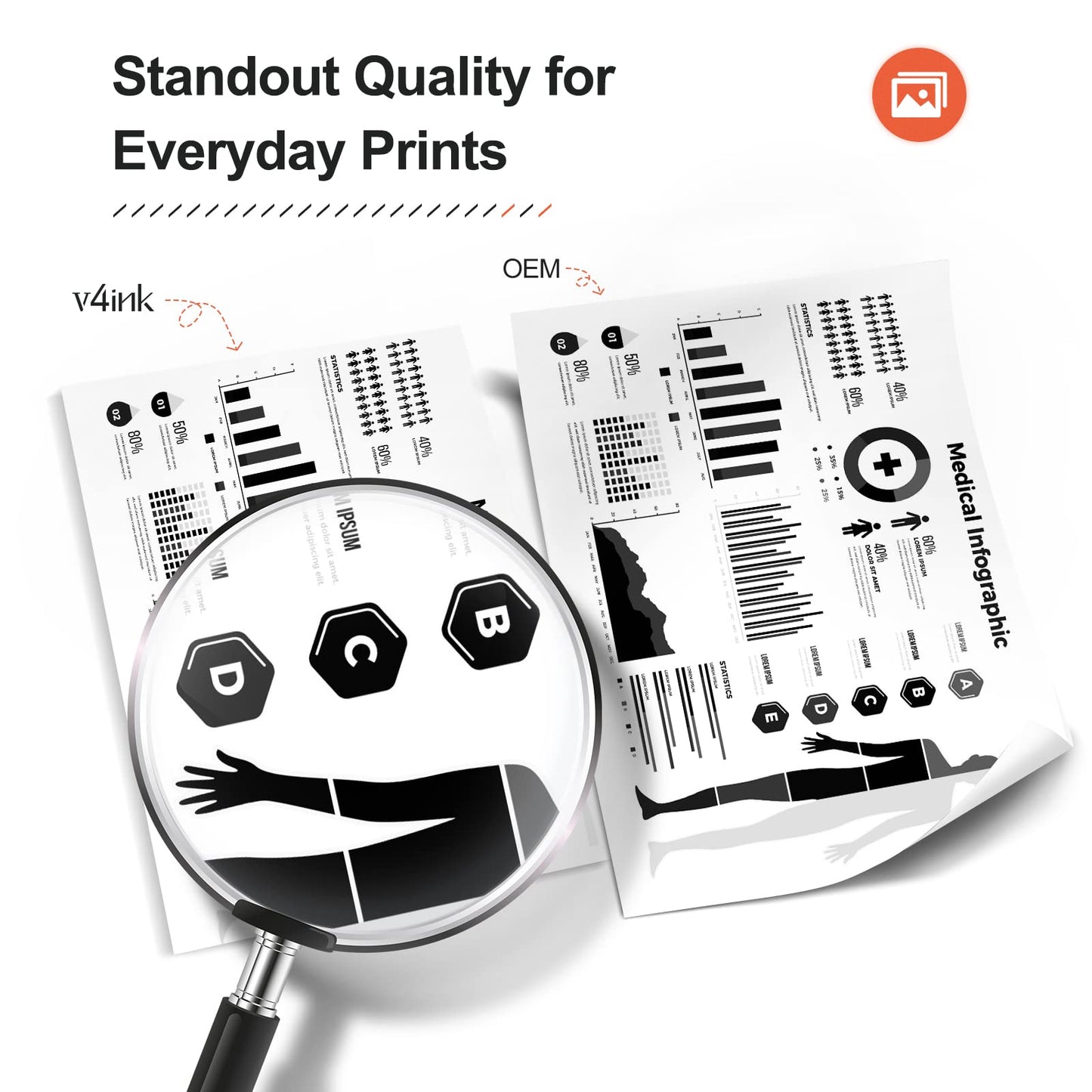 v4ink DR820 Compatible Drum Replacement for Brother DR820 DR-820 Drum Unit use with HL-L6200DW L6200DWT L5100DN L5200DWT L5200DW L6300DW MFC-L5900DW L6700DW L5800DW L5700DW DCP-L5500DN Printer 2 Packs