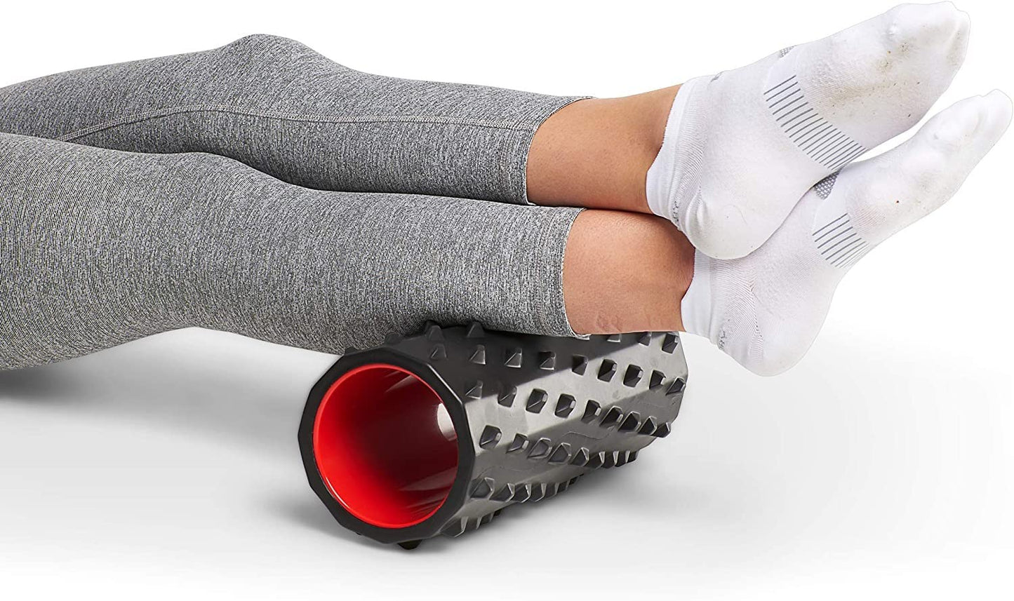 TriggerPoint Charge Ridged Foam Roller, Black, 13-inch