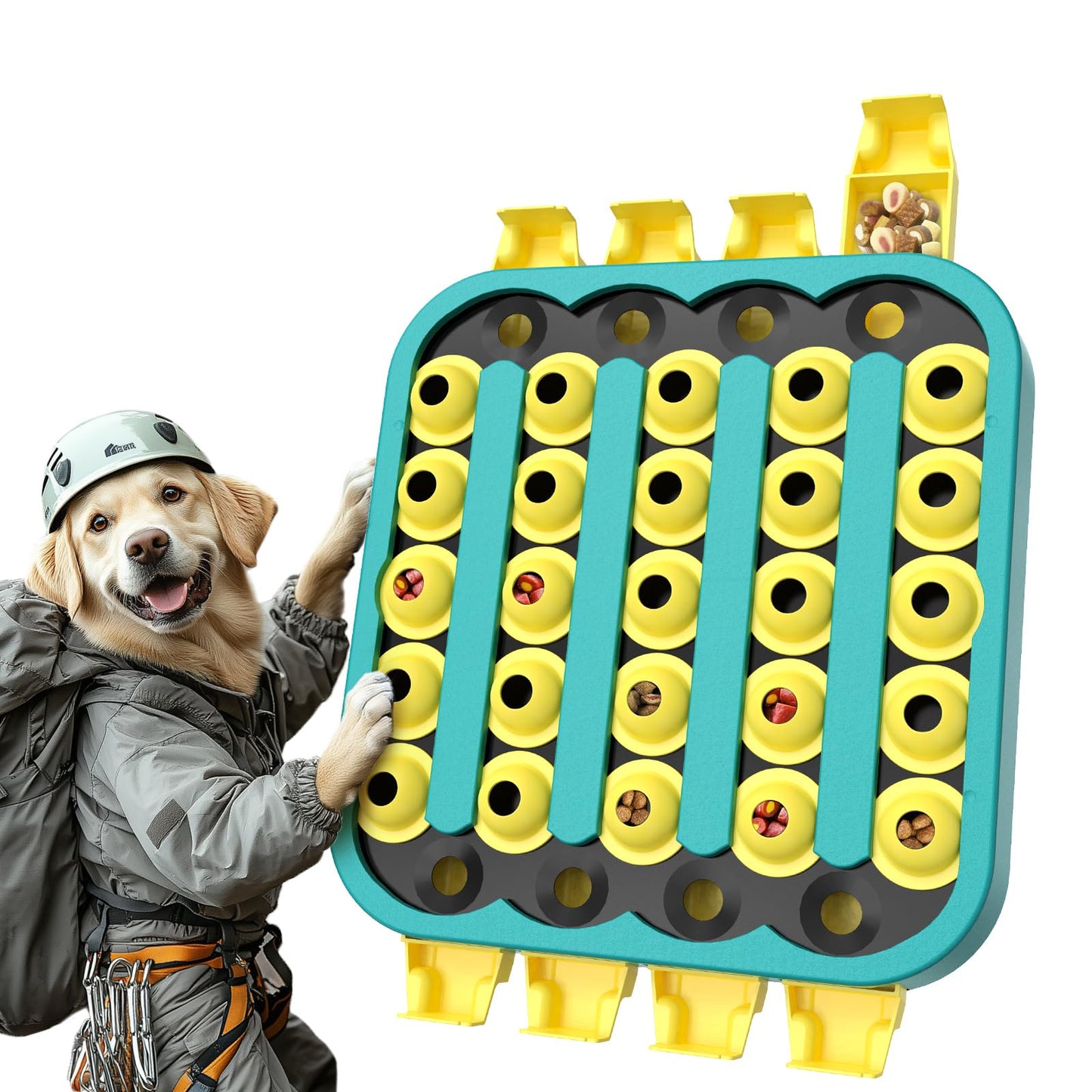 KADTC 4 Levels of Step-by-Step Challenge - U.S. Brand & Design - Extra-Large Size Beginner to Advanced Dog Puzzle Toy for Small/Medium/Large Smart Dogs Hard Puzzles Difficult Mental Stimulation Toys