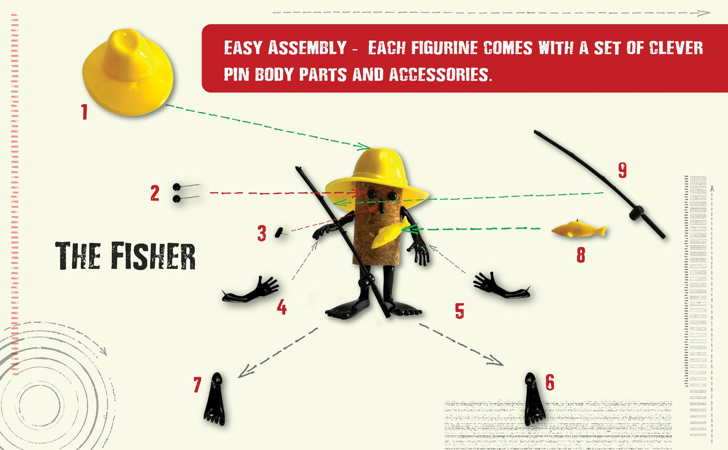 Meet the Corkish & Co.'s Advent Calendar! An amazing collection of 24 unique cork figurines. Open up the daily box to discover a new, adorable Corkish character. Age 13 and above. Gender neutral.