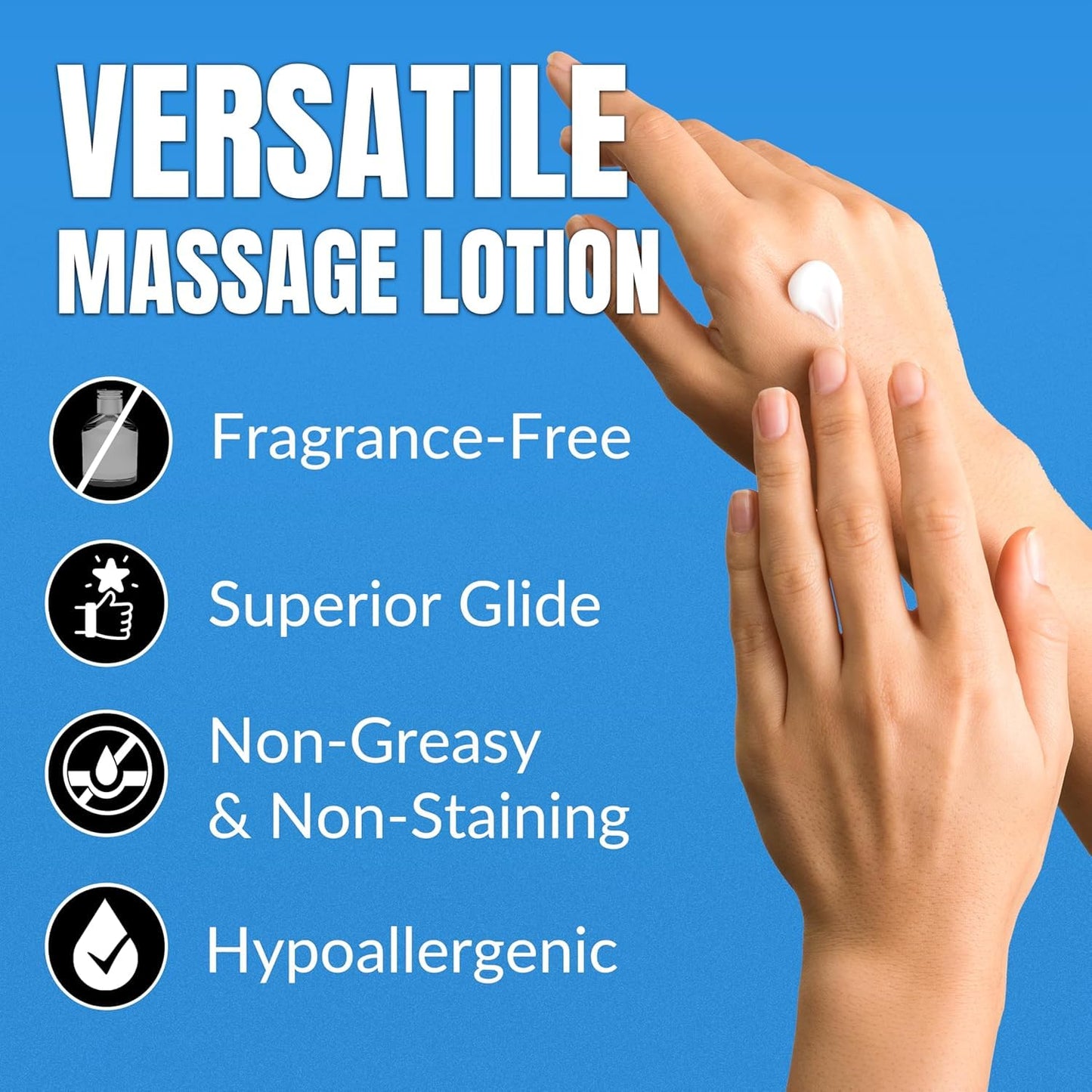 8oz Therapeutic Massage Lotion for Massage Therapy, Unscented, Professional, Scraper Tool Massage Lotion, Deep Tissue, Cupping Therapy, Non-Greasy, Non-Staining, Shea Butter, Pack of 6