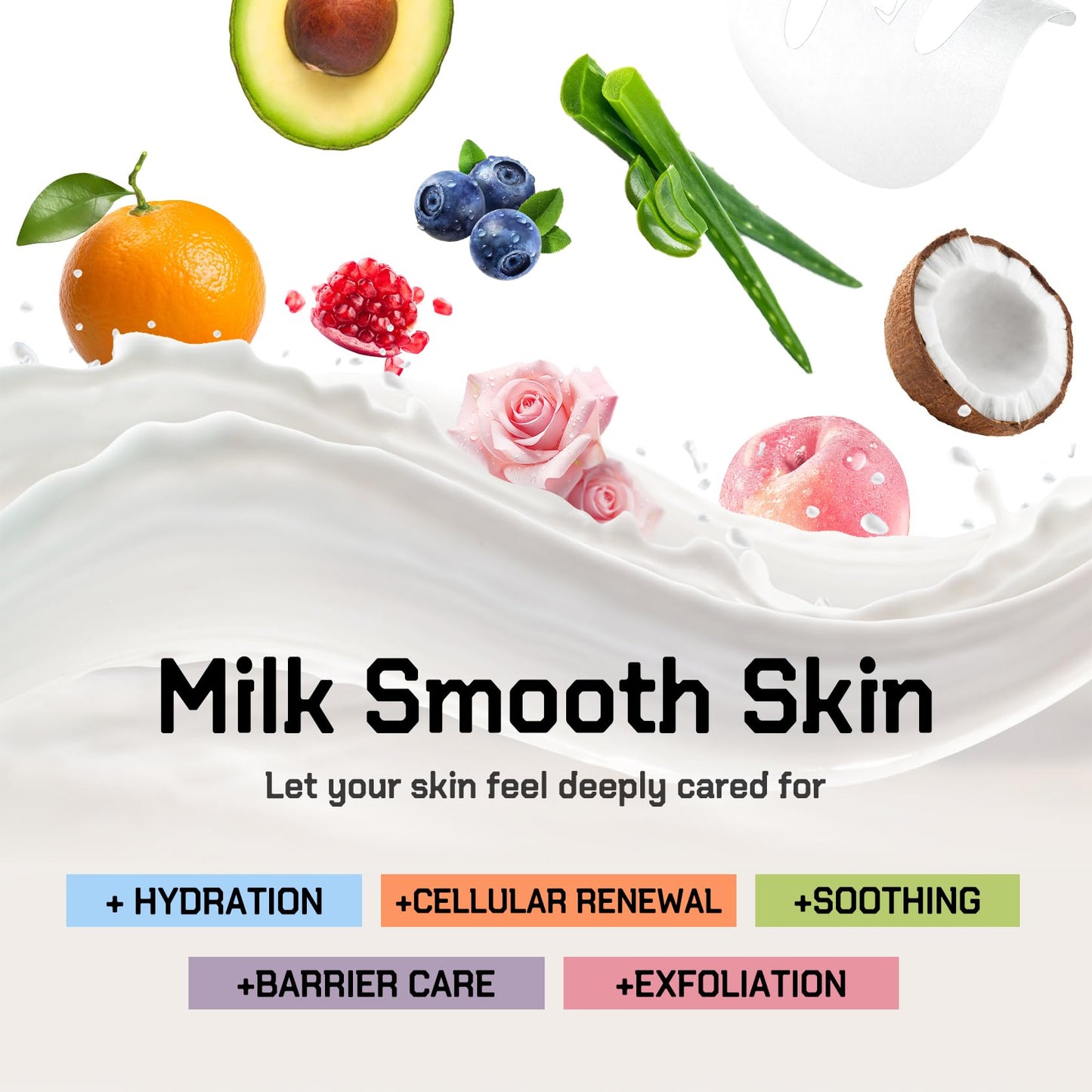 40 Pack Sheet Face Masks,Hydrating Facial Mask Set,Non-sticky Facial Sheet Masks Bulk,Long-lasting Moisturizing Facemasks,Birthday Party Spa Gift for Women and Men 14