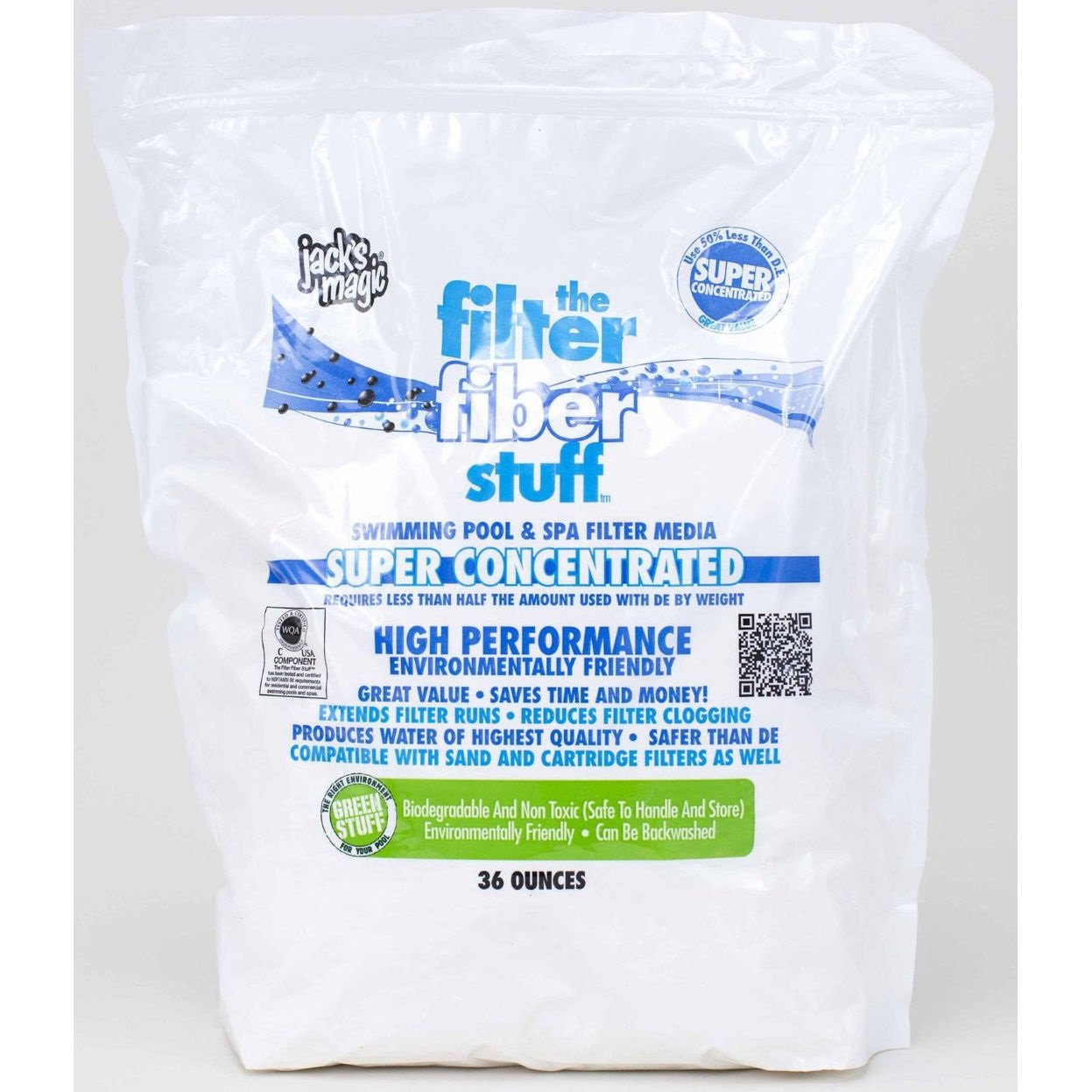 Jacks Magic JMFIBER36 Filter Fiber Stuff Bag - 36 oz