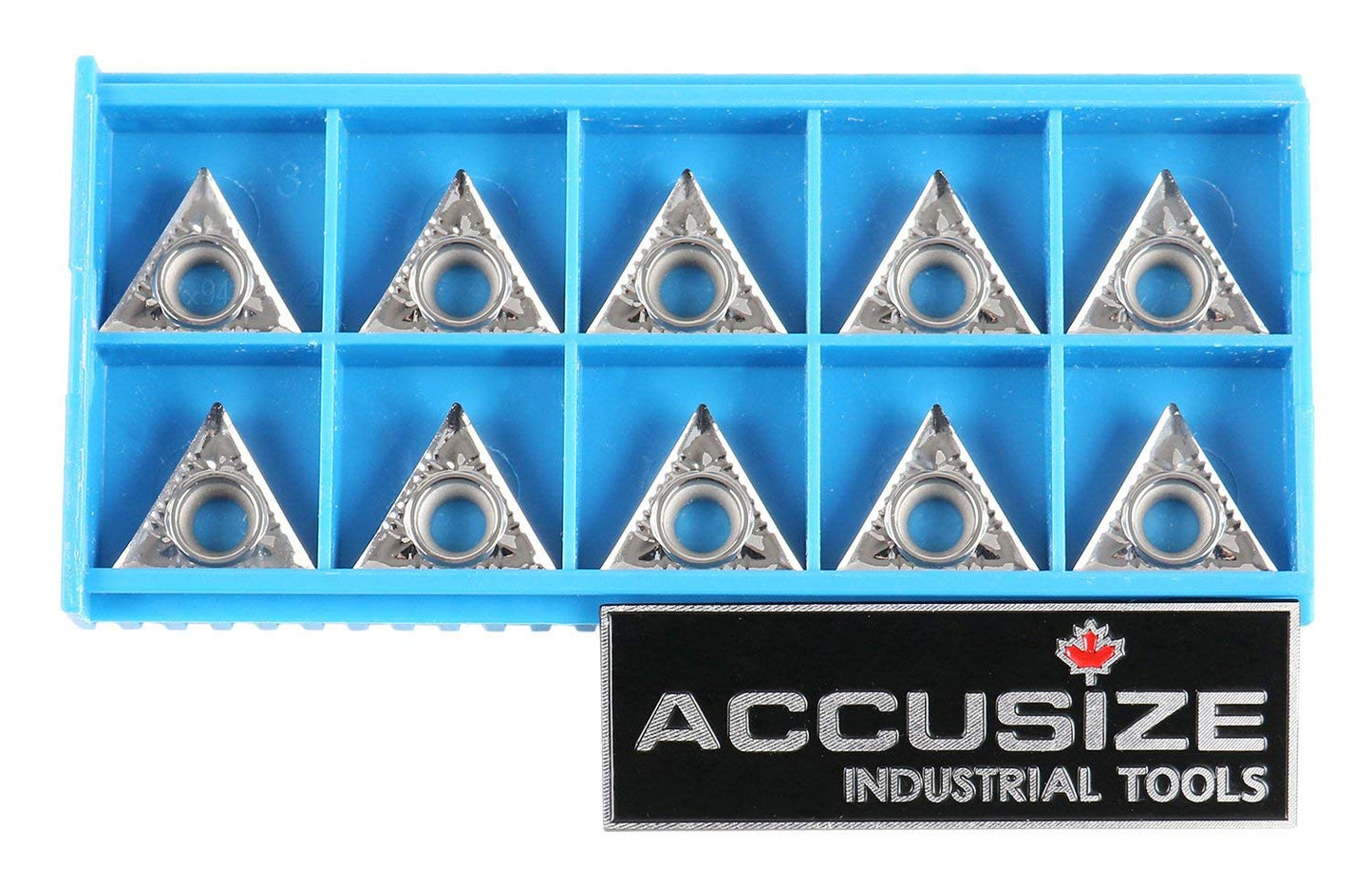 Accusize Industrial Tools Tcgt32.51-LH Carbide Inserts, for Machining Aluminum, 10 Pcs/Box, 2024-1034x10