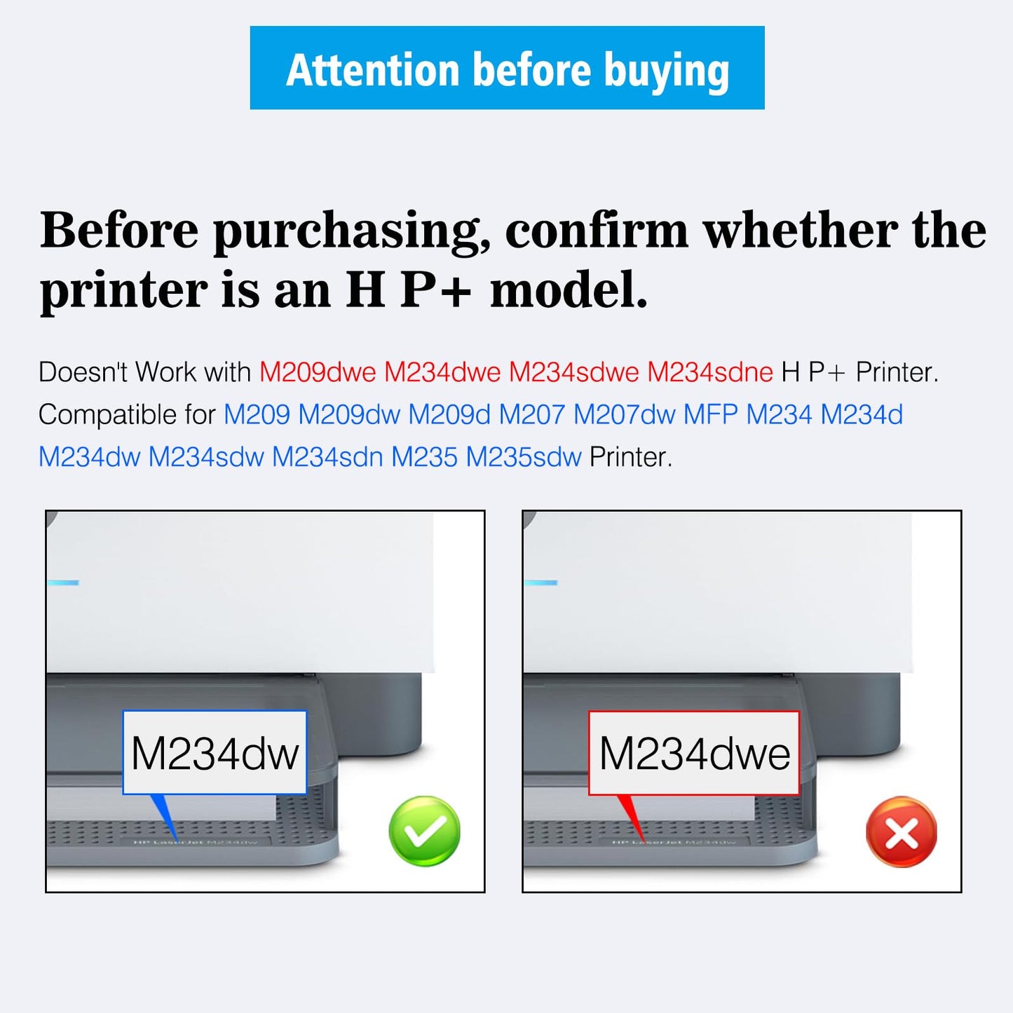 TONTINTA 134X W1340X Compatible Toner Cartridge High Capacity [with CHIP] for M209 M209dw M209d M207 M207dw MFP M234 M234dw M234sdw M234sdn, Not Compatible with Printers that Have an e Suffix