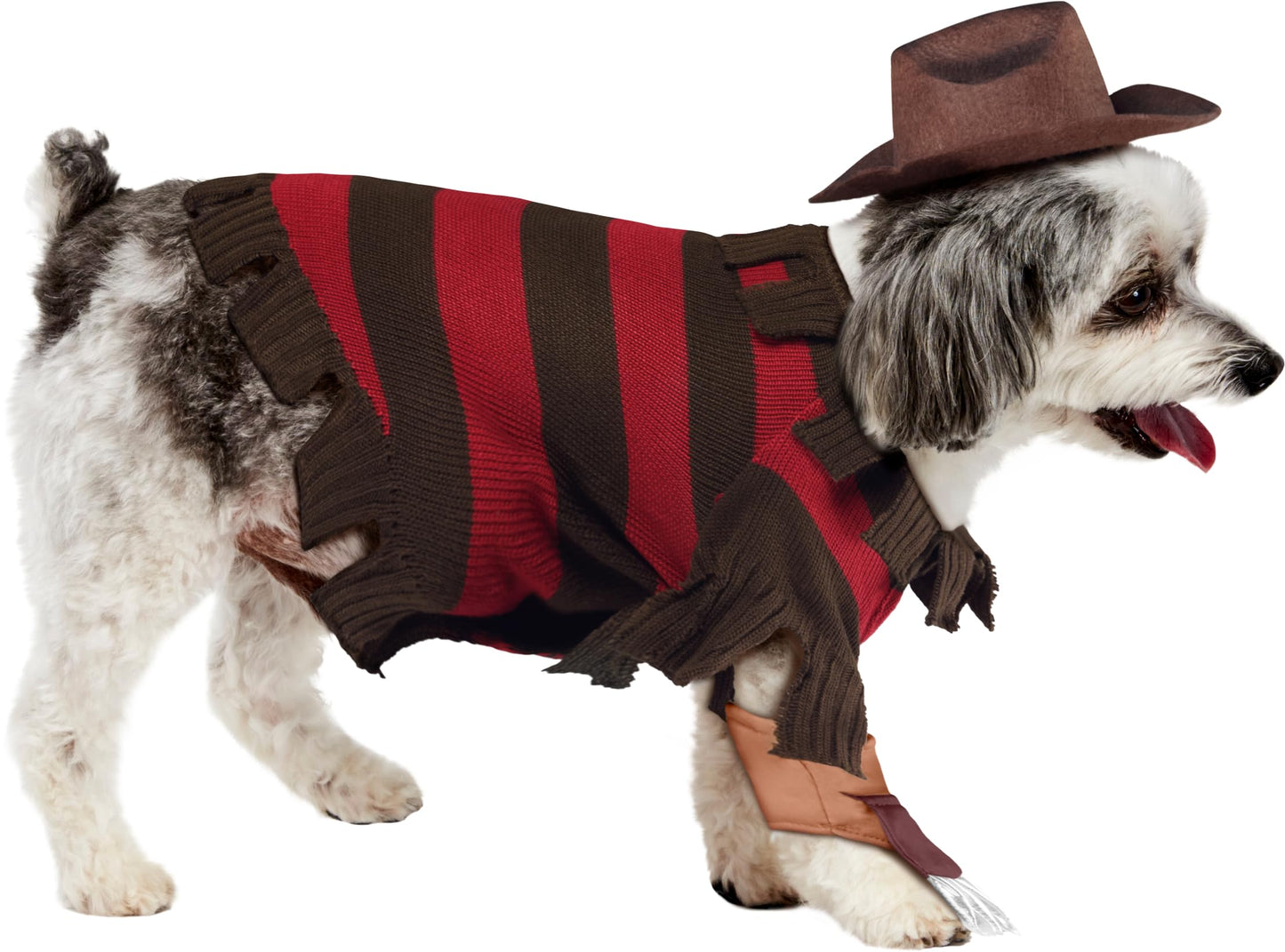 Rubies Costume Co A Nightmare on Elm Street Freddy Krueger Pet Costume, Large