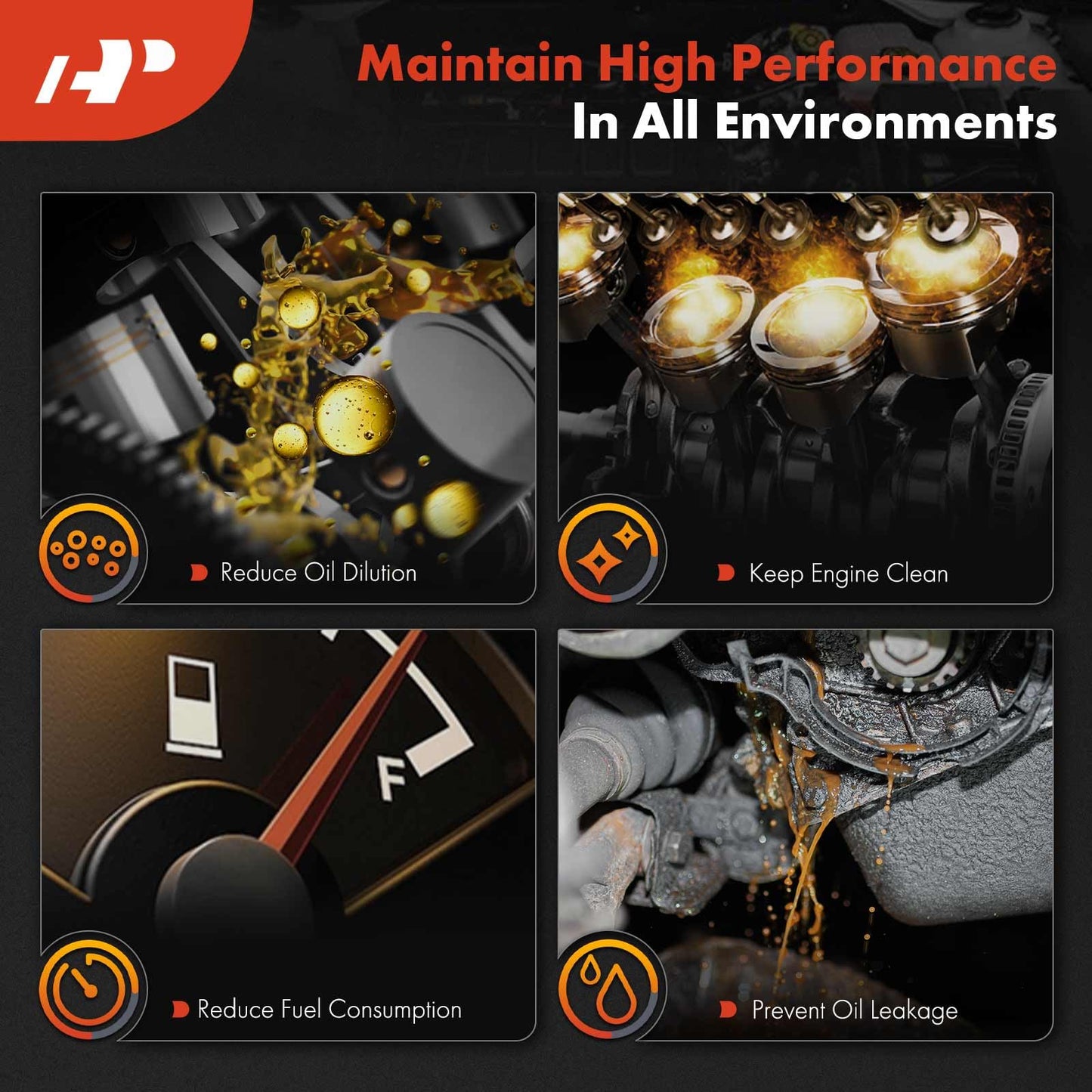 A-Premium Front Engine Coolant Recovery Reservoir Tank [with Cap] Compatible with Ford Vehicles - 2013-2018 C-Max, 2013-2016 Escape, 2012-2018 Focus & 2014-2016 Transit Connect