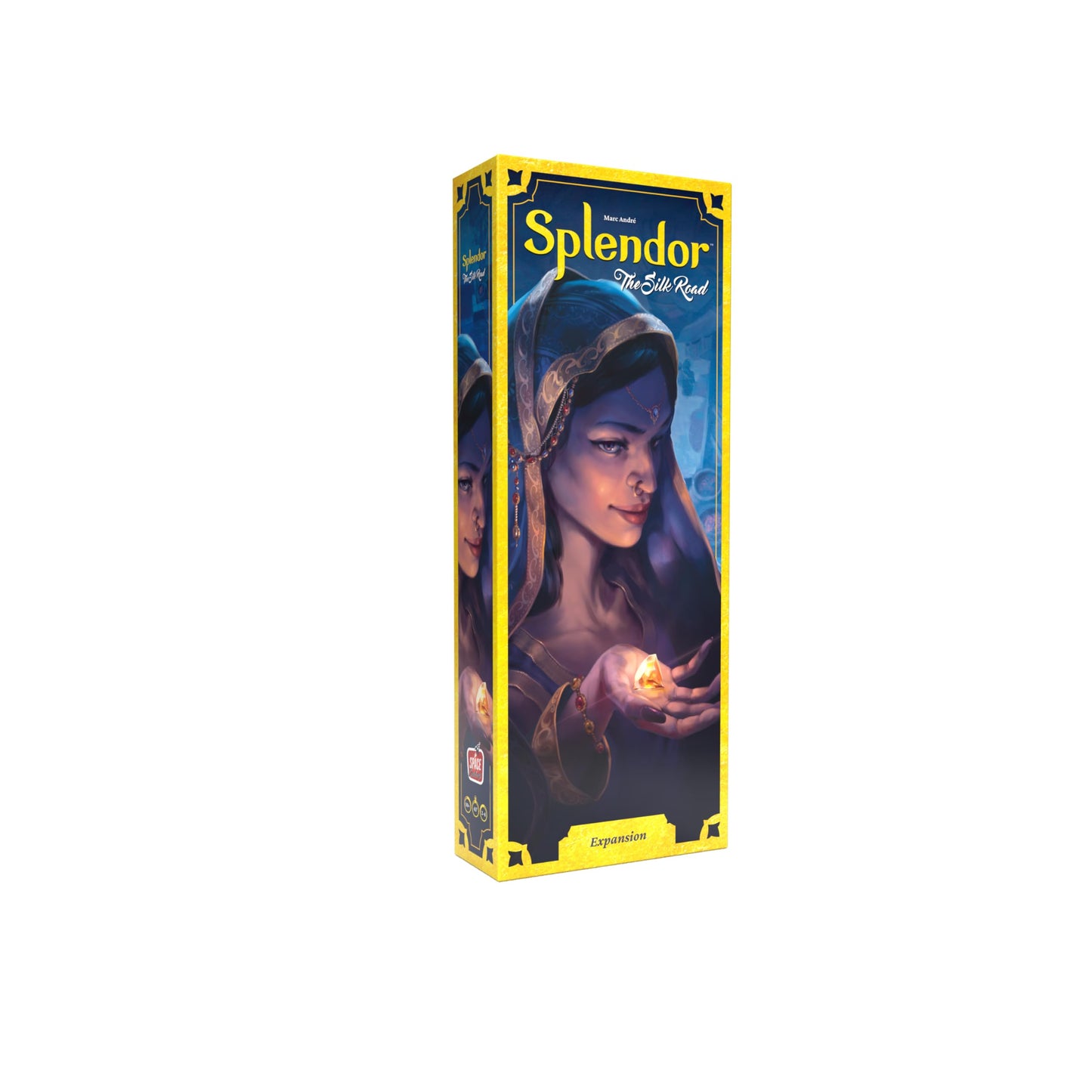 Splendor: The Silk Road (English) - Board Games - Strategy/Expansion - Master New Trading Routes and City Challenges - Ages 10+ - 2 to 4 Players - 30 Minute Playtime - Made by Asmodee