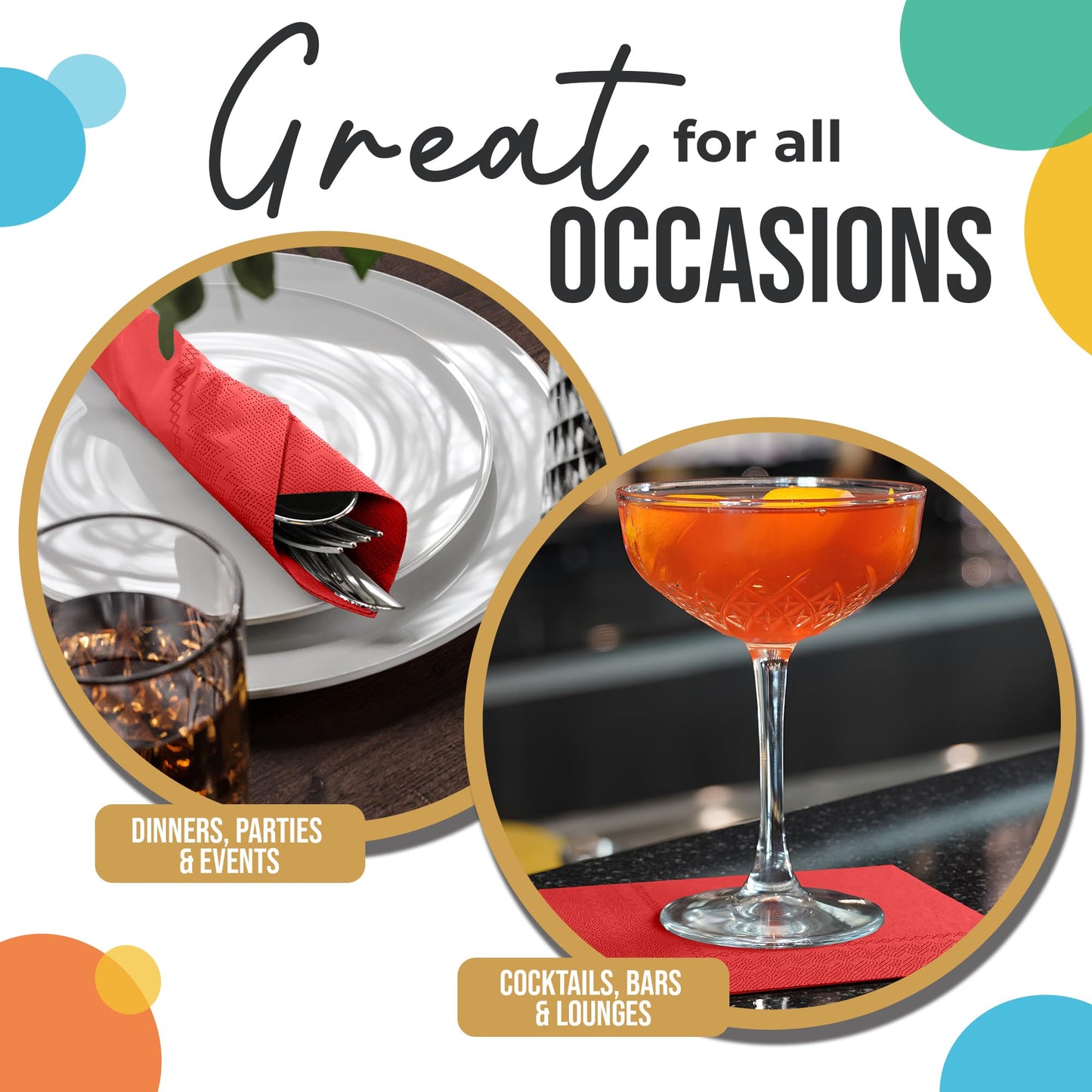 300 Pack Red Paper Napkins Disposable, 2 Ply Party Napkins, Red Disposable Napkins, Fun Napkins Everyday – Red Napkins Great As Beverage Napkins Or Cocktail Napkins Paper Exquisite